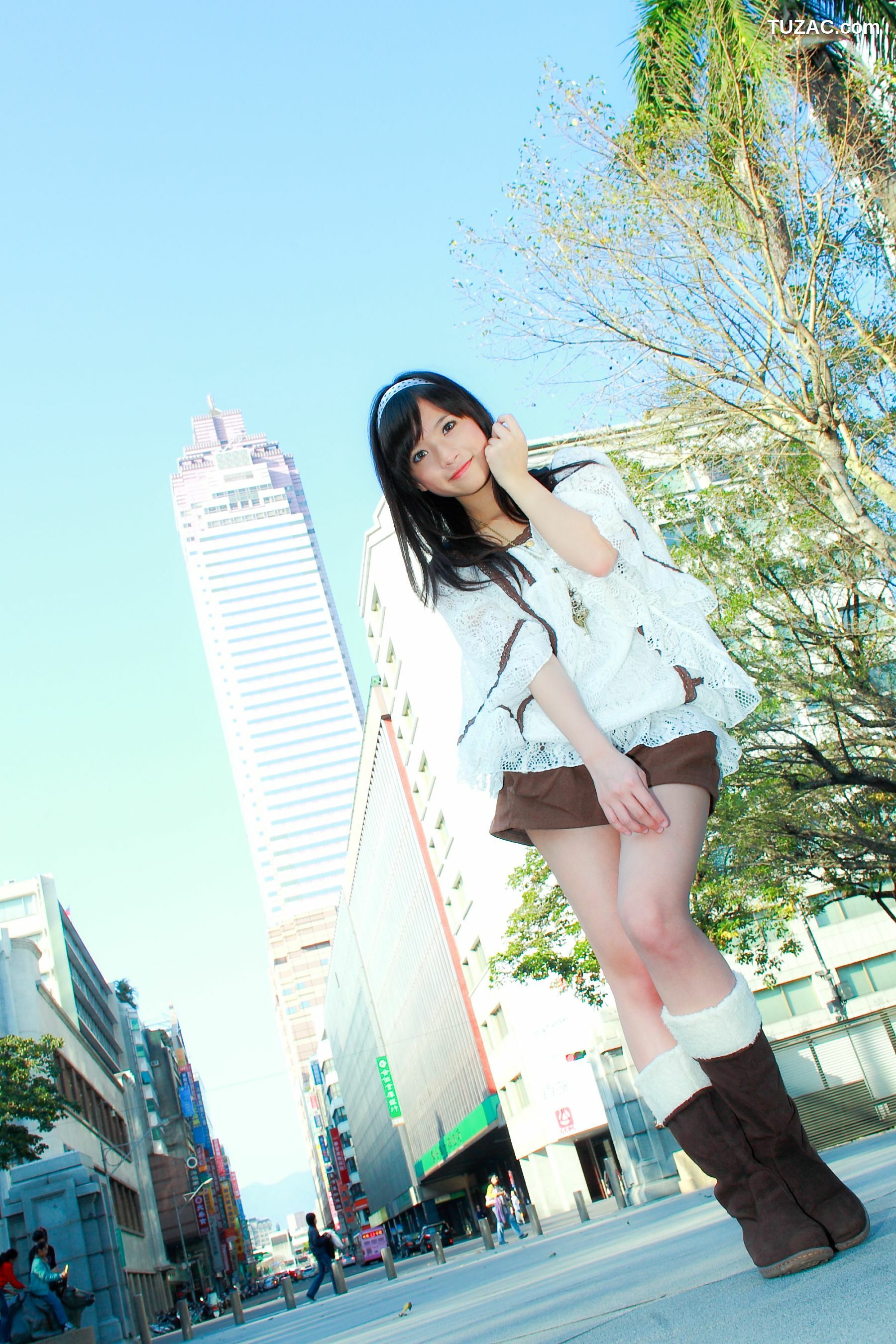 台湾正妹_台湾美少女小敬/虞成敬《4套小清新外拍图片》写真合集