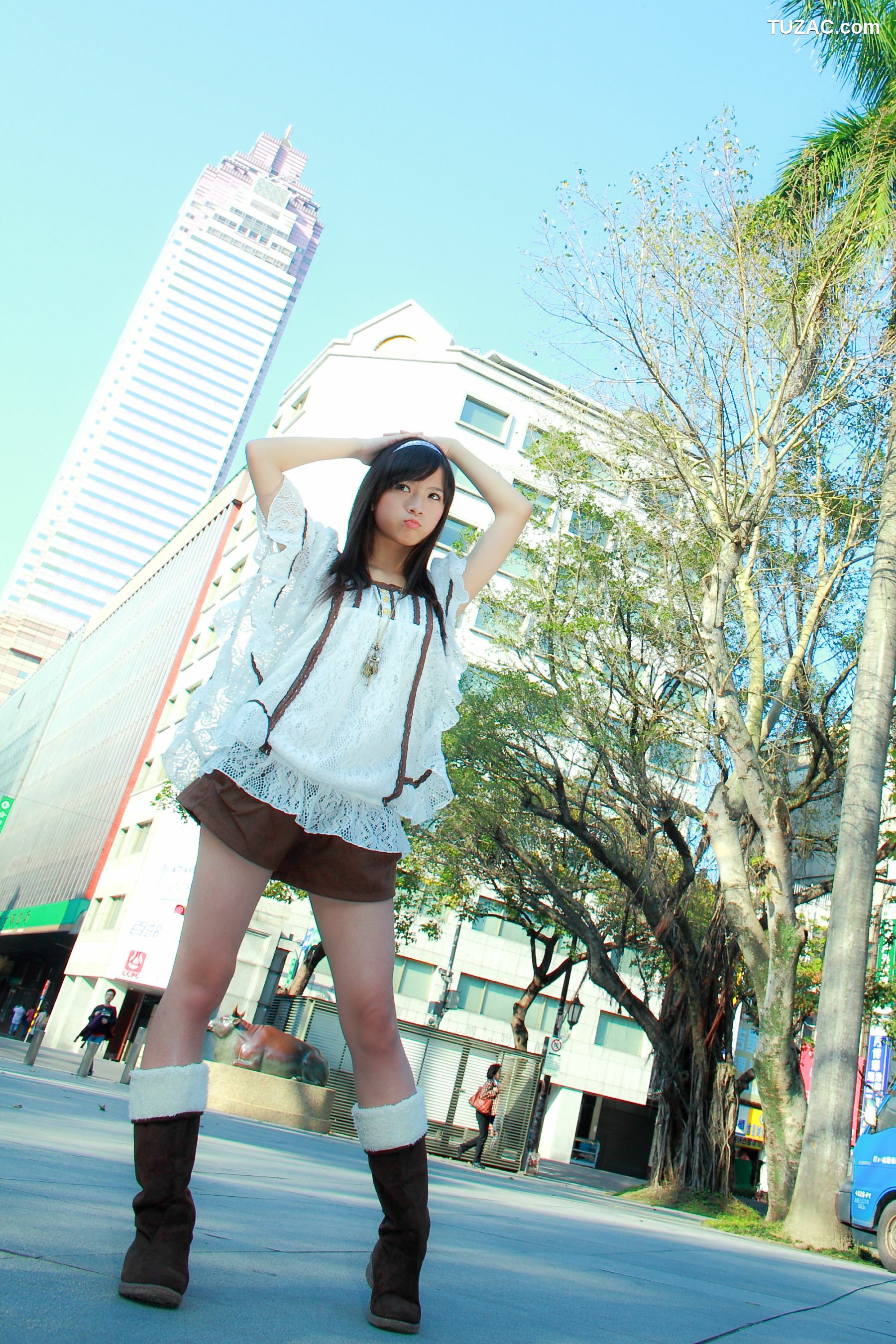 台湾正妹_台湾美少女小敬/虞成敬《4套小清新外拍图片》写真合集