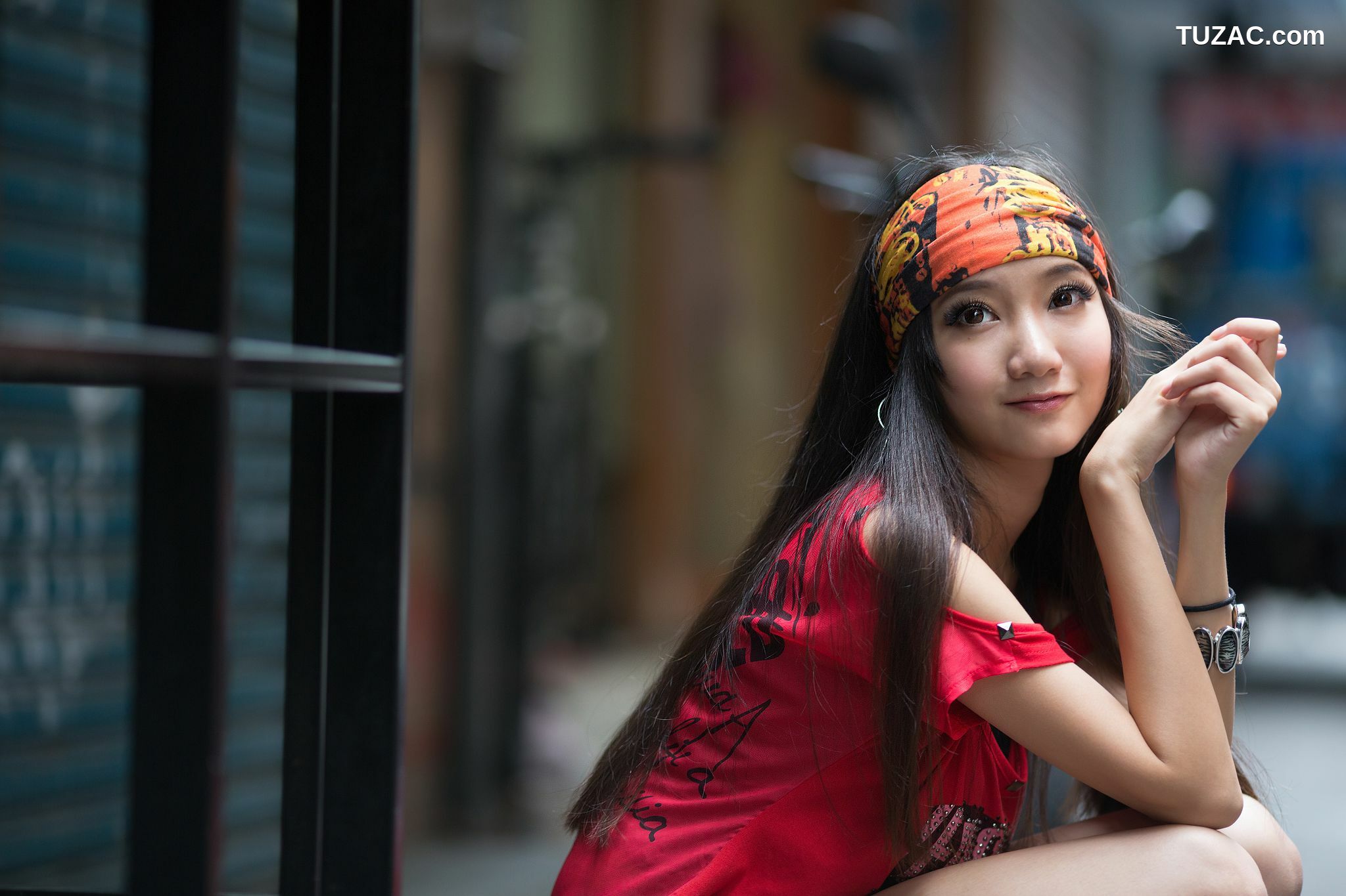 台湾正妹_台湾腿模Tina陈思婷《美國街》街拍写真集