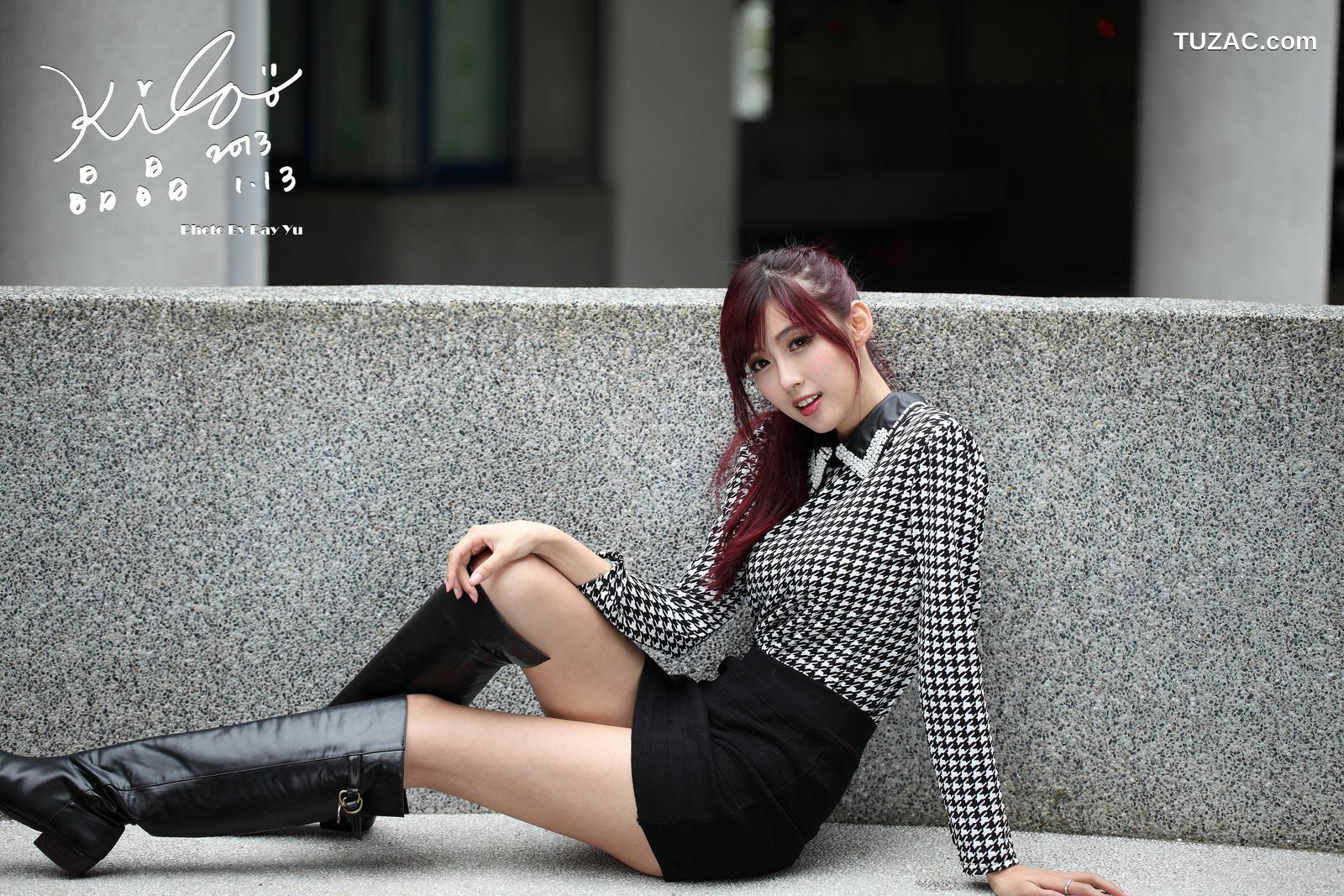 台湾正妹_廖挺伶/Kila晶晶《超短裙+长靴街拍》写真集
