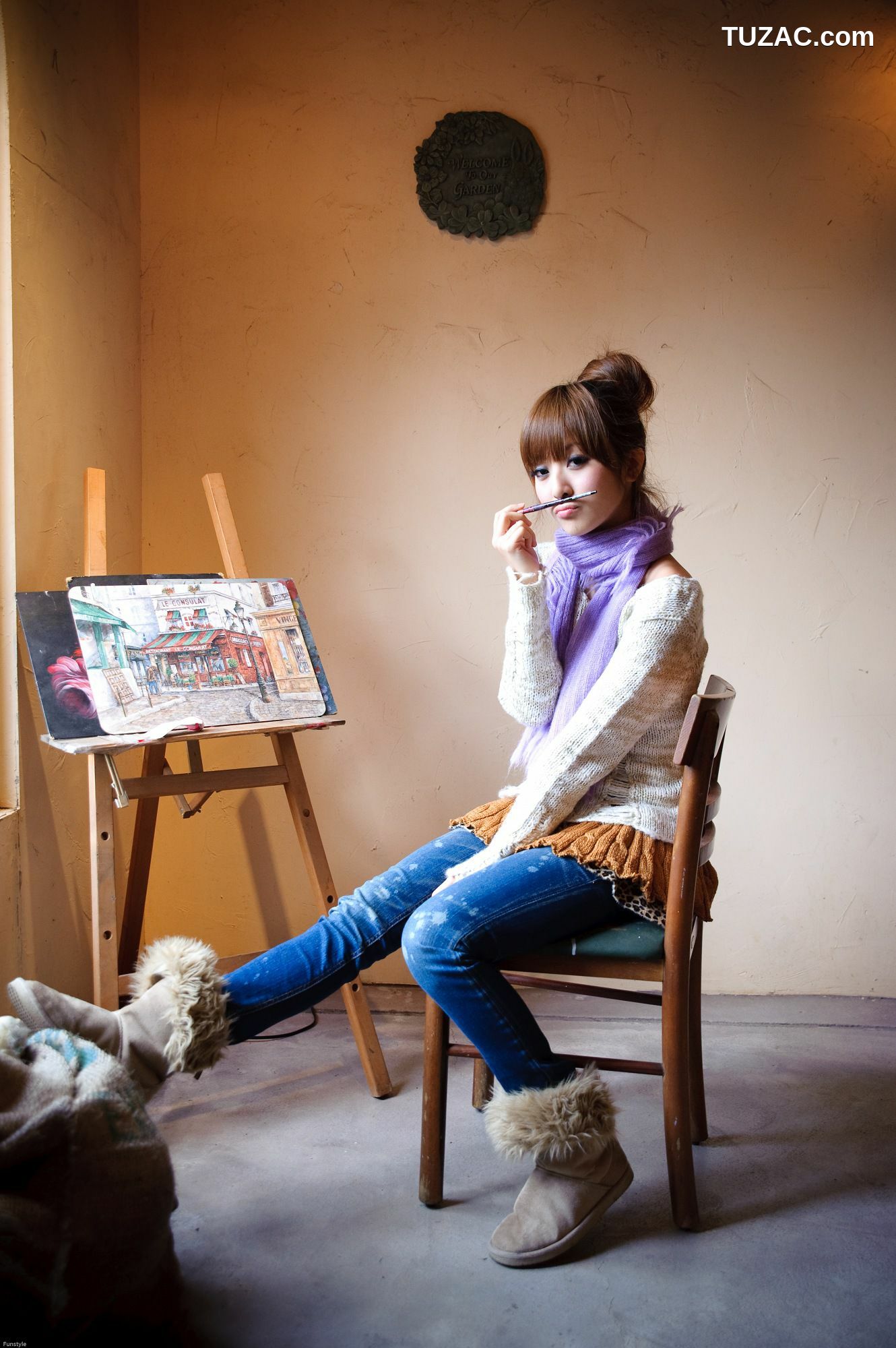 台湾正妹_果子MM/张凯洁《法國農莊外拍》写真集