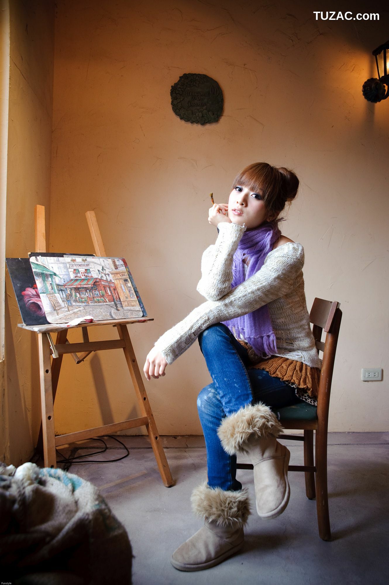 台湾正妹_果子MM/张凯洁《法國農莊外拍》写真集