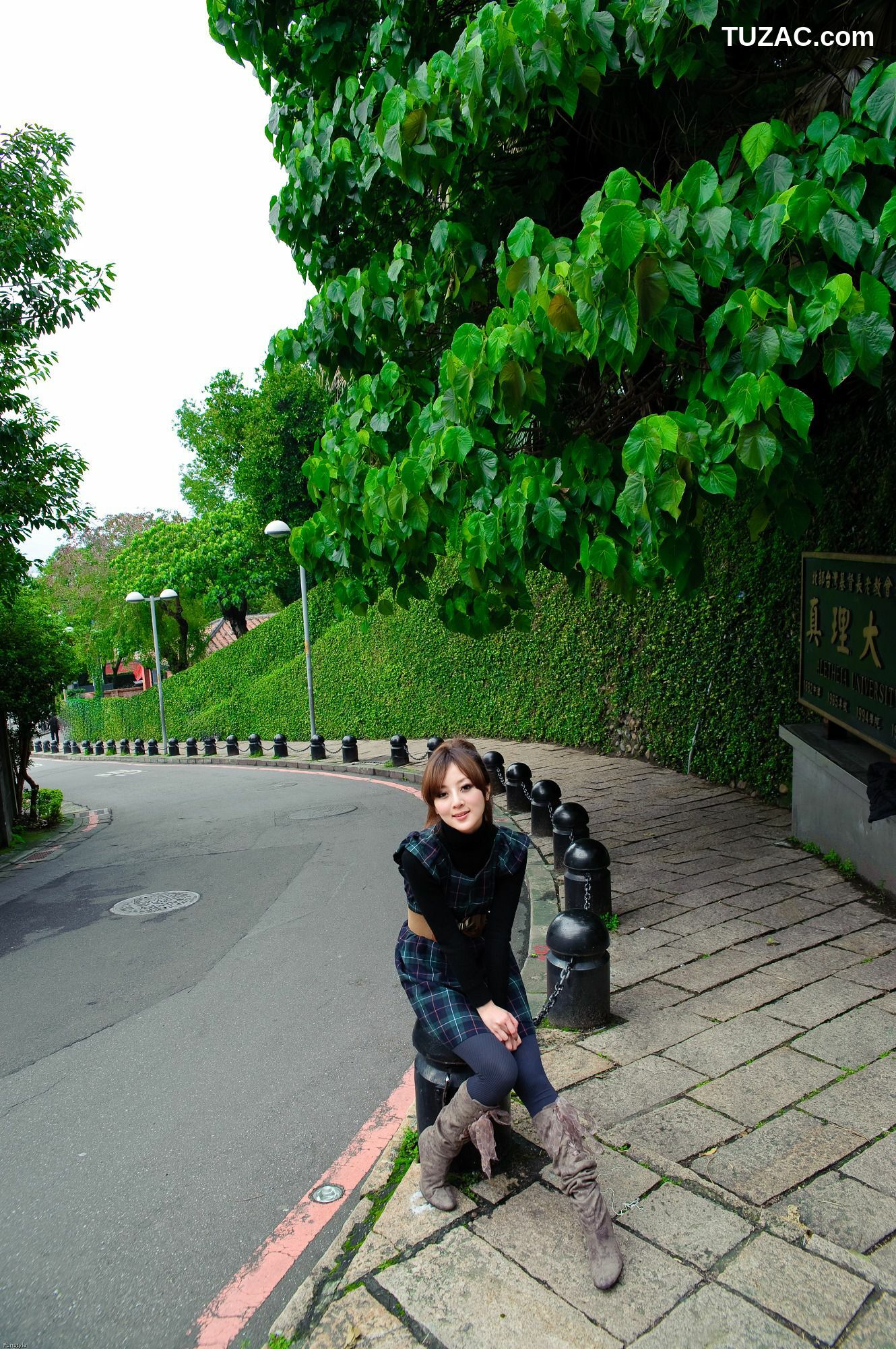 台湾正妹_果子Mikako《淡水小白宮+滬尾炮台》外拍 写真集