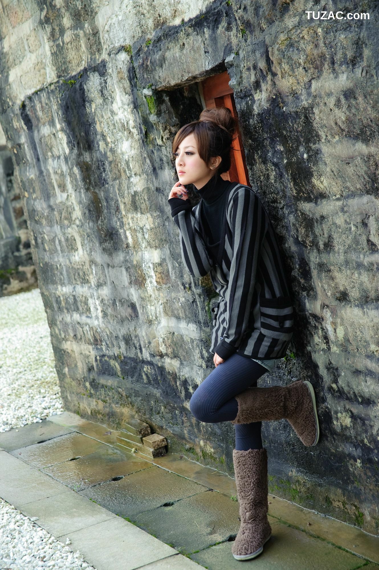 台湾正妹_果子Mikako《淡水小白宮+滬尾炮台》外拍 写真集