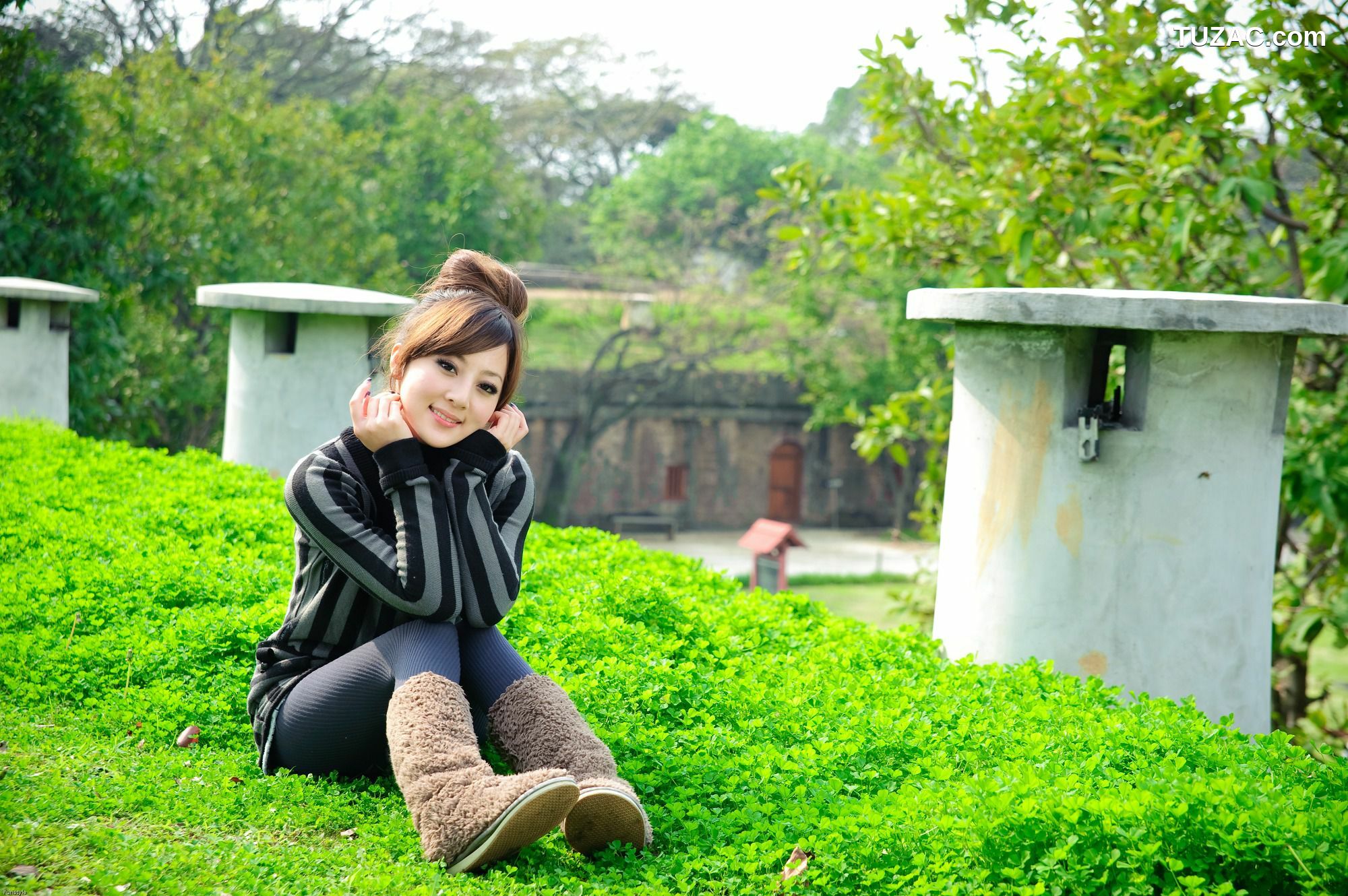 台湾正妹_果子Mikako《淡水小白宮+滬尾炮台》外拍 写真集