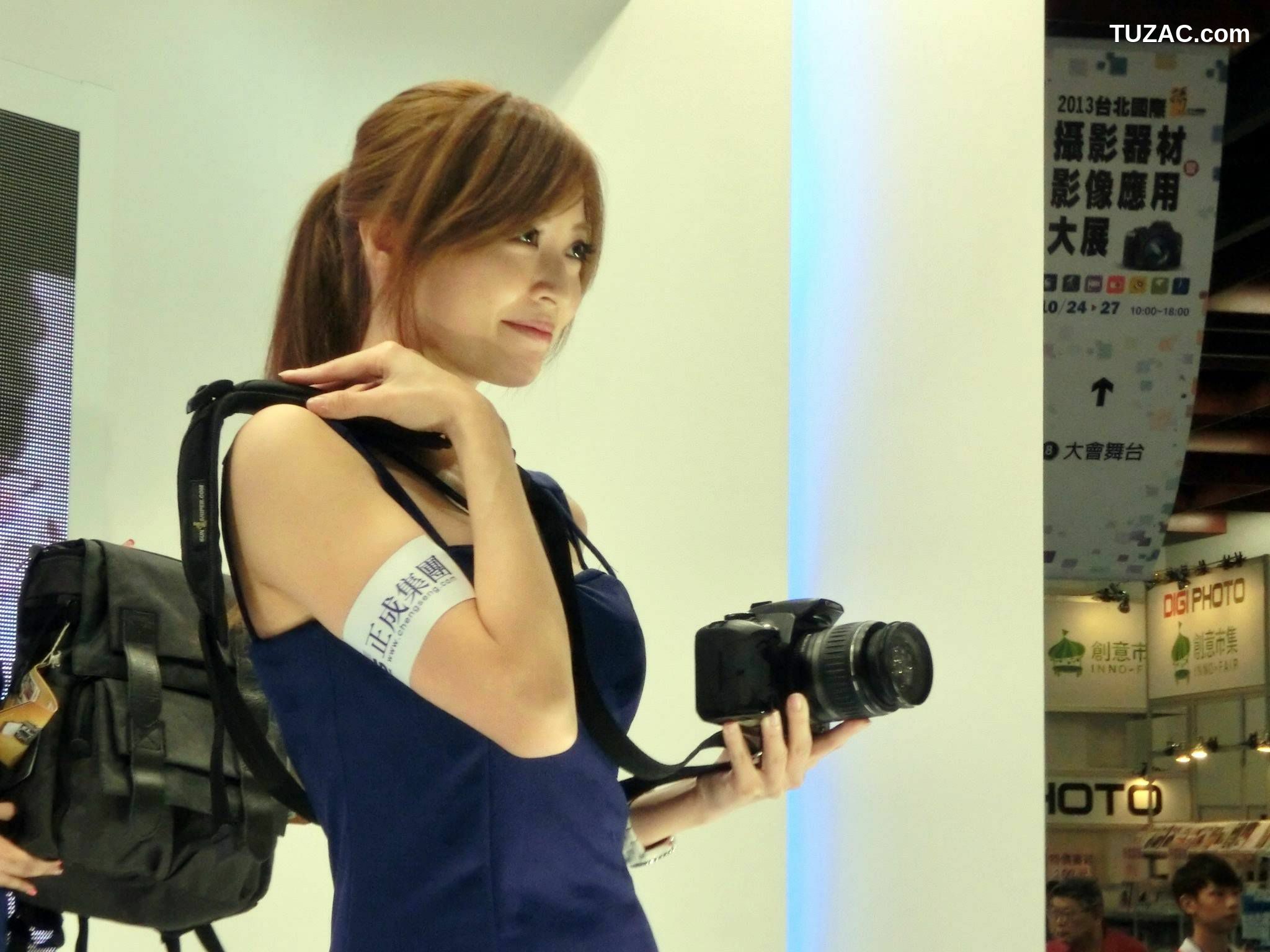 台湾正妹_模特lucy倪千凌《台北摄影器材展》高清活动套图