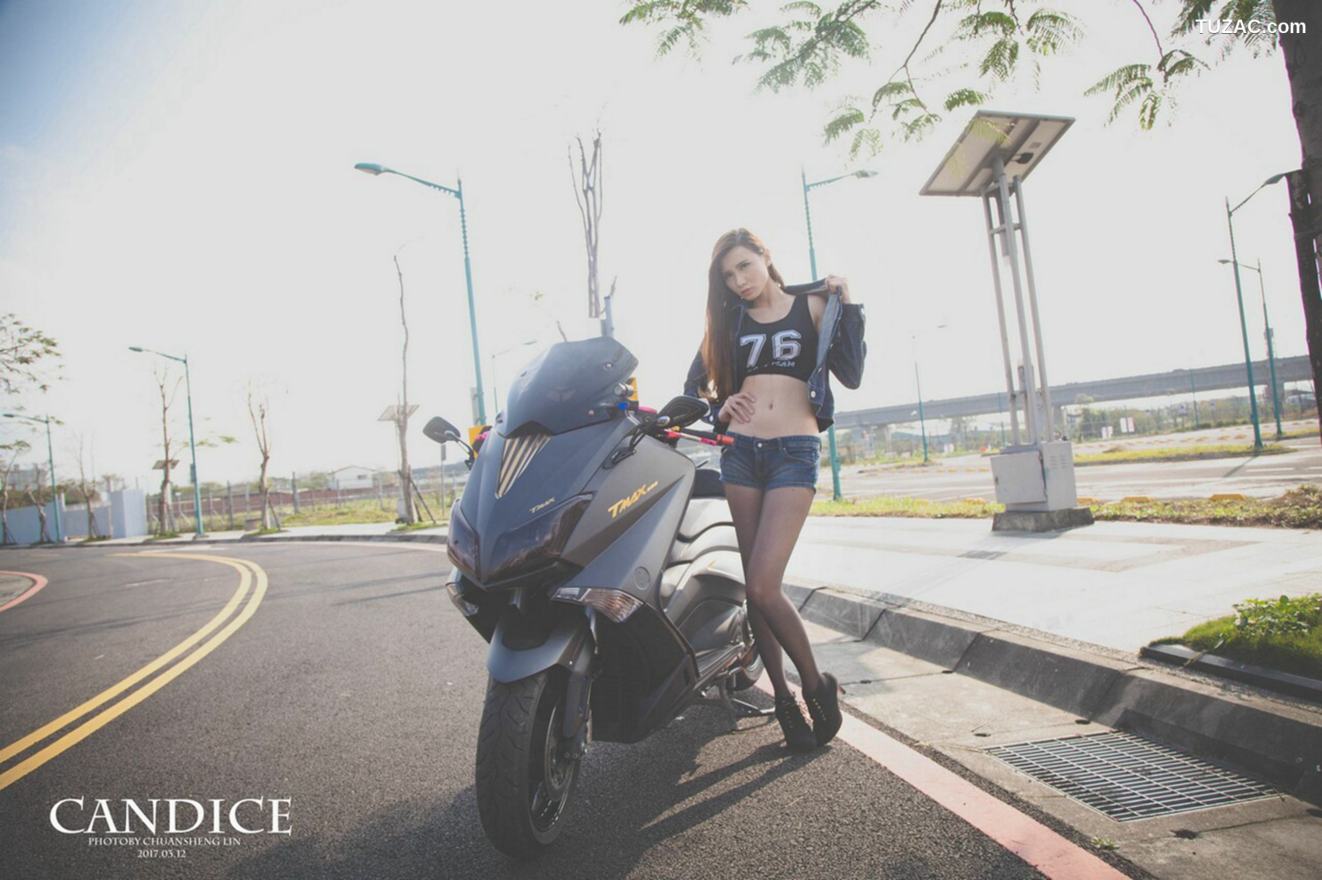 台湾正妹_蔡译心Candice《动感时尚机车女郎》 写真集[75P]