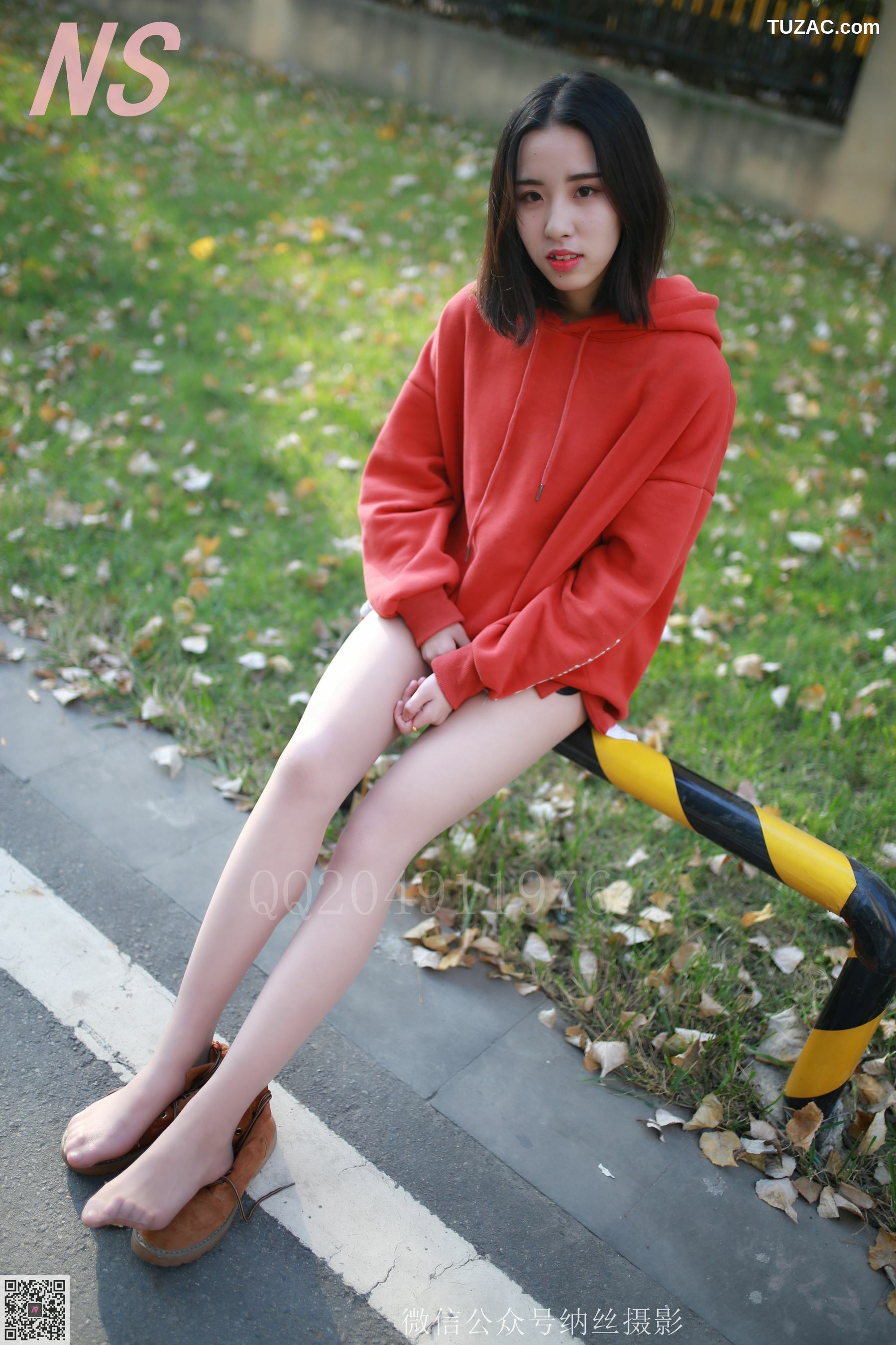 纳丝摄影_乔乔《红色卫衣》 NO.116 写真集[53P]