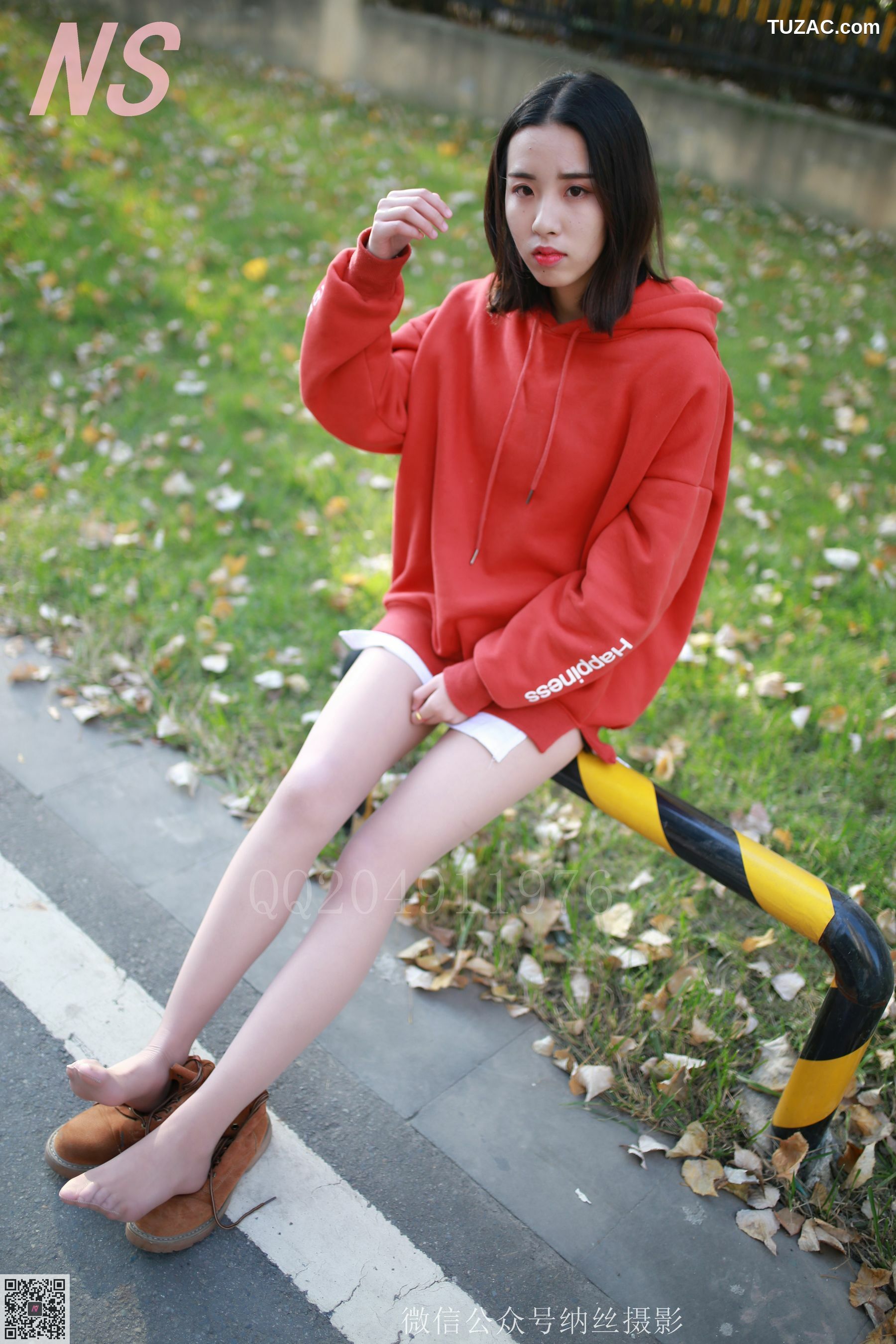 纳丝摄影_乔乔《红色卫衣》 NO.116 写真集[53P]
