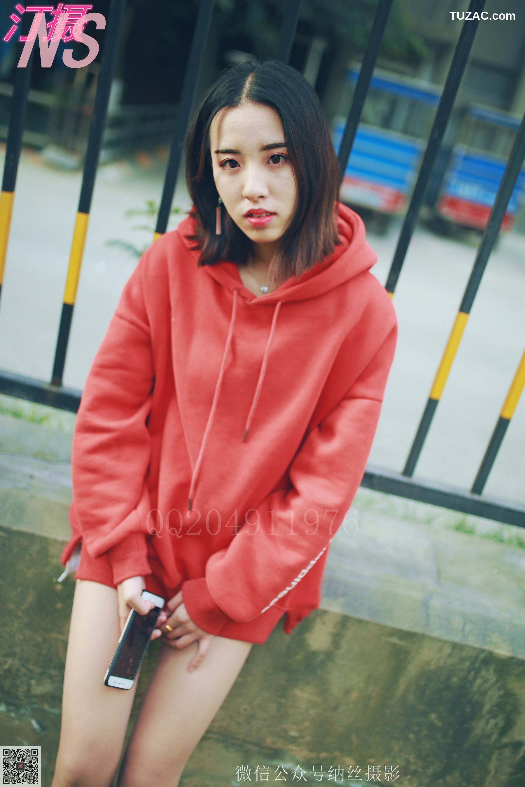 纳丝摄影_乔乔《红色卫衣》 NO.116 写真集[53P]