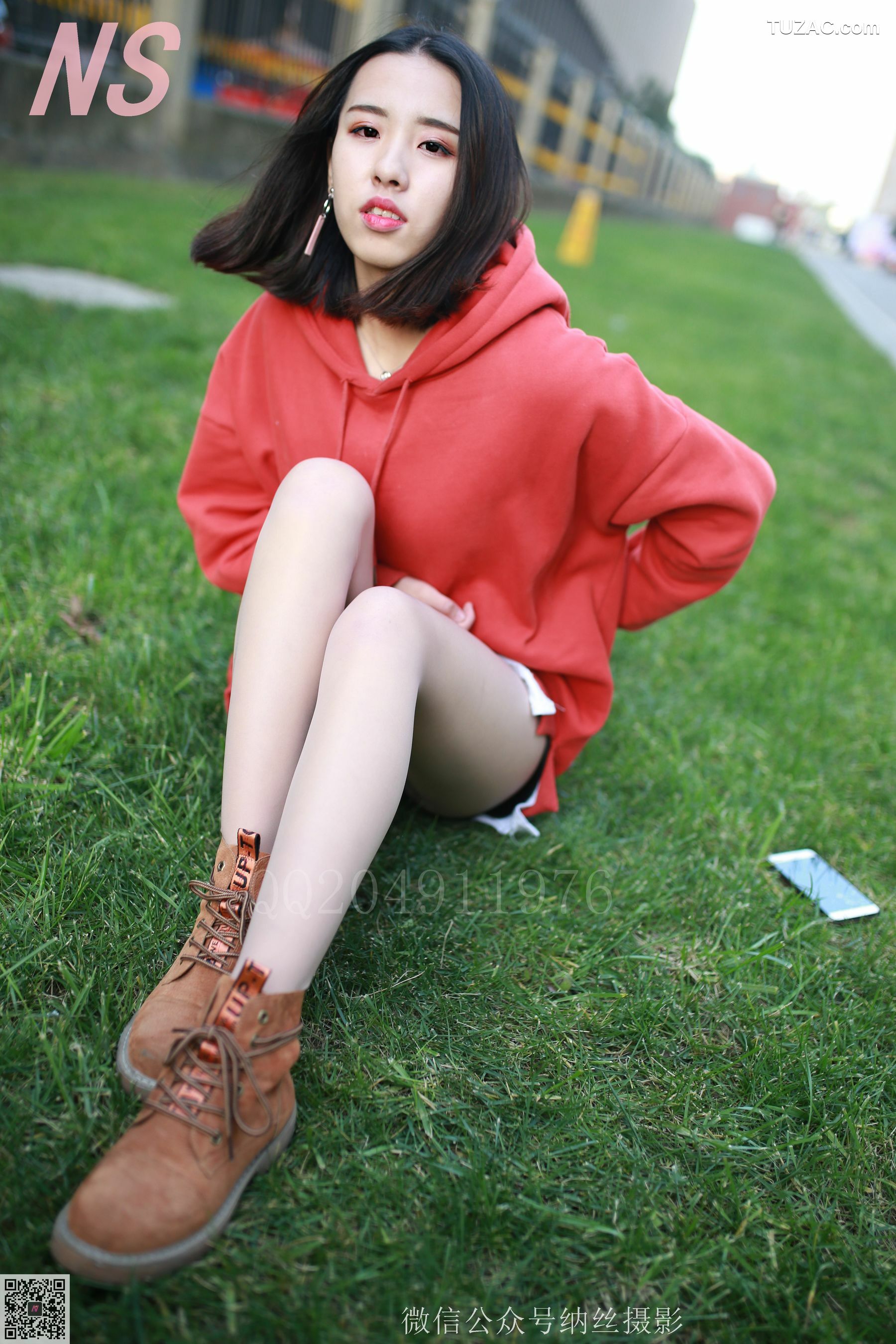 纳丝摄影_乔乔《红色卫衣》 NO.116 写真集[53P]