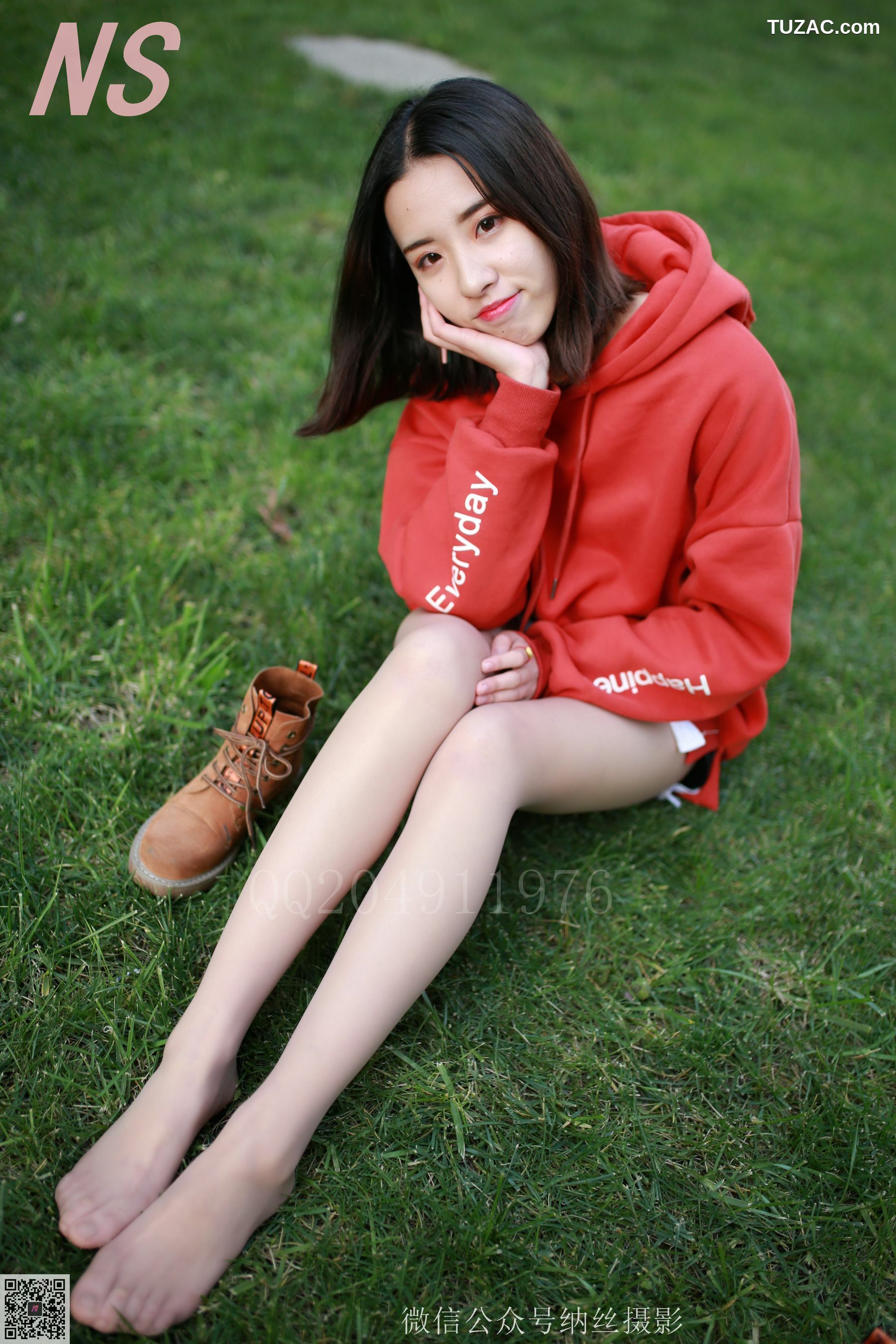 纳丝摄影_乔乔《红色卫衣》 NO.116 写真集[53P]