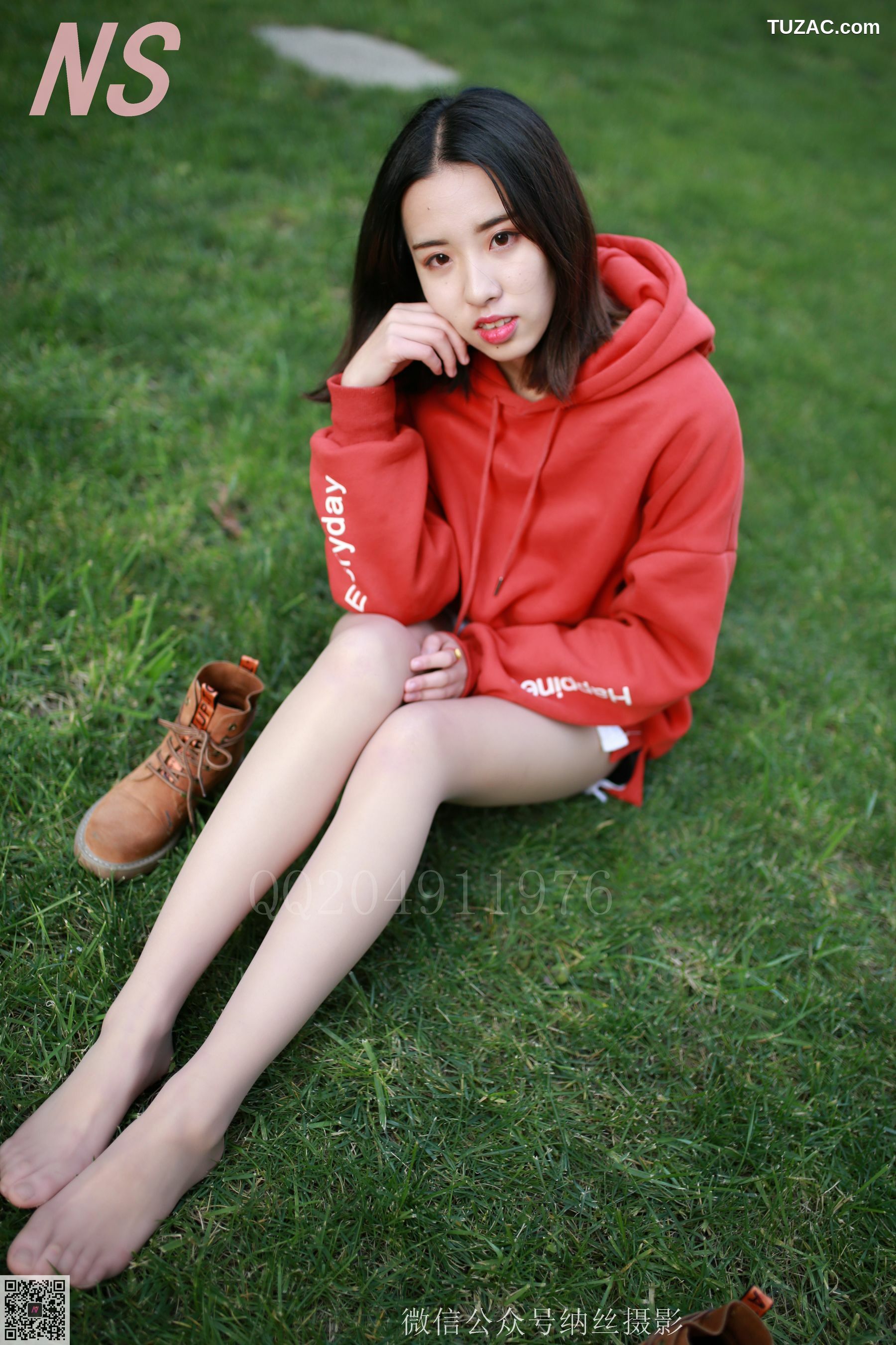 纳丝摄影_乔乔《红色卫衣》 NO.116 写真集[53P]