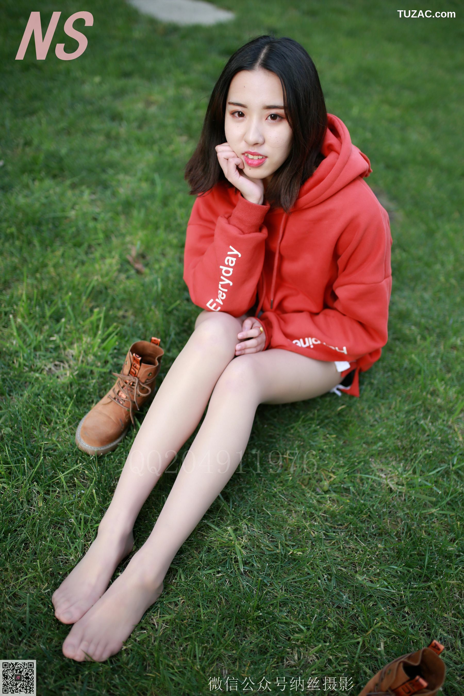 纳丝摄影_乔乔《红色卫衣》 NO.116 写真集[53P]