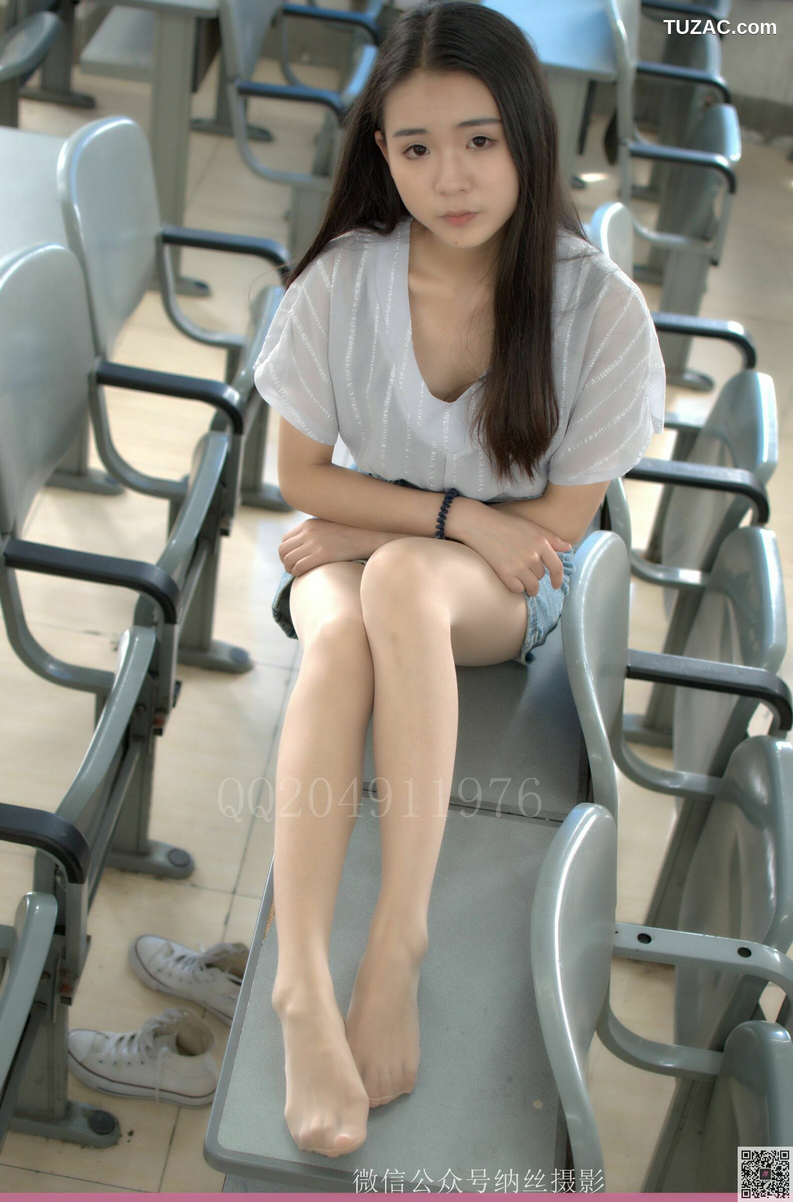 纳丝摄影_刘瑞儿《教室肉丝》 NO.018 写真集[41P]