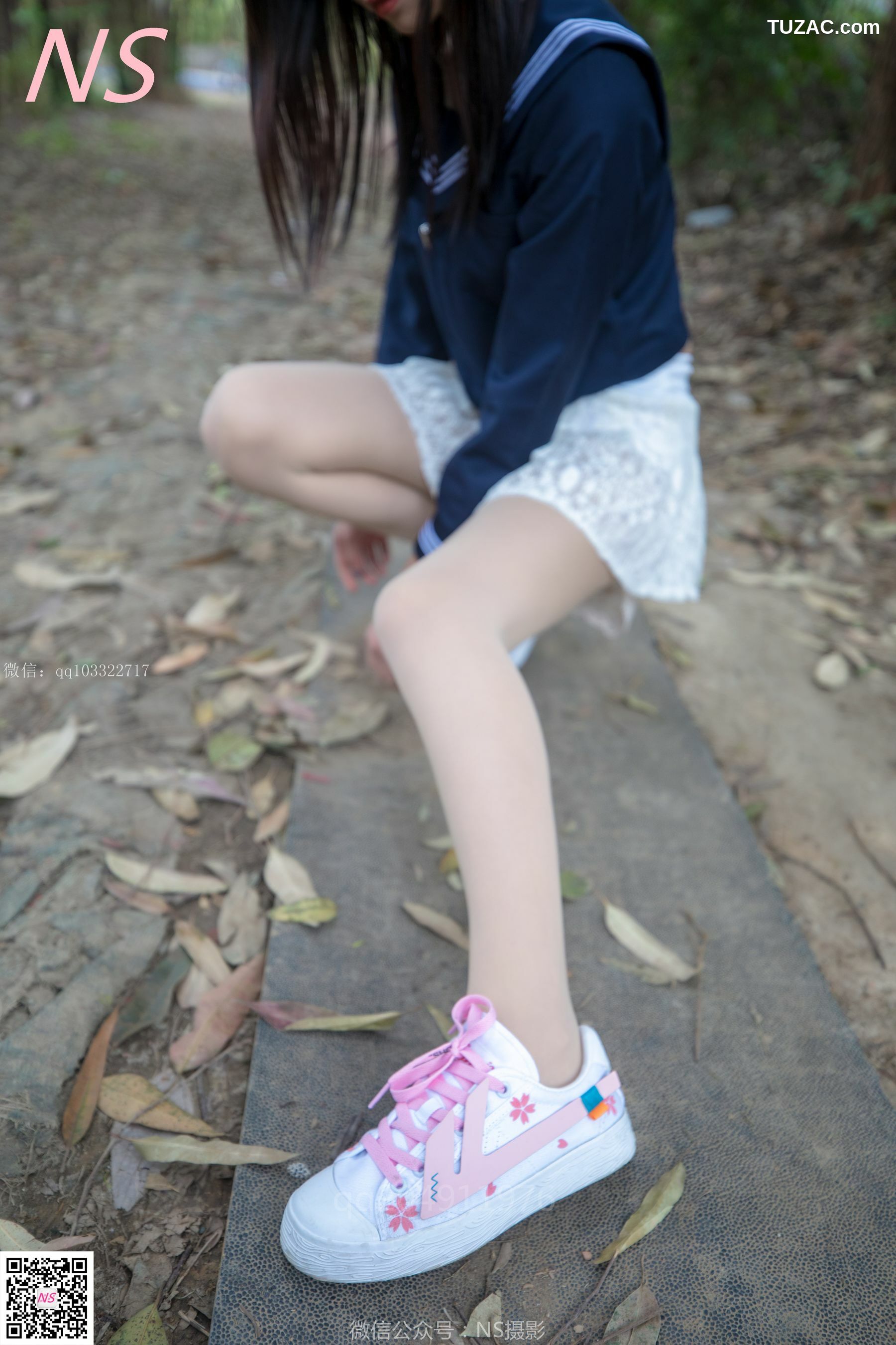 纳丝摄影_北北《制服肉丝超短裙》 写真集[76P]