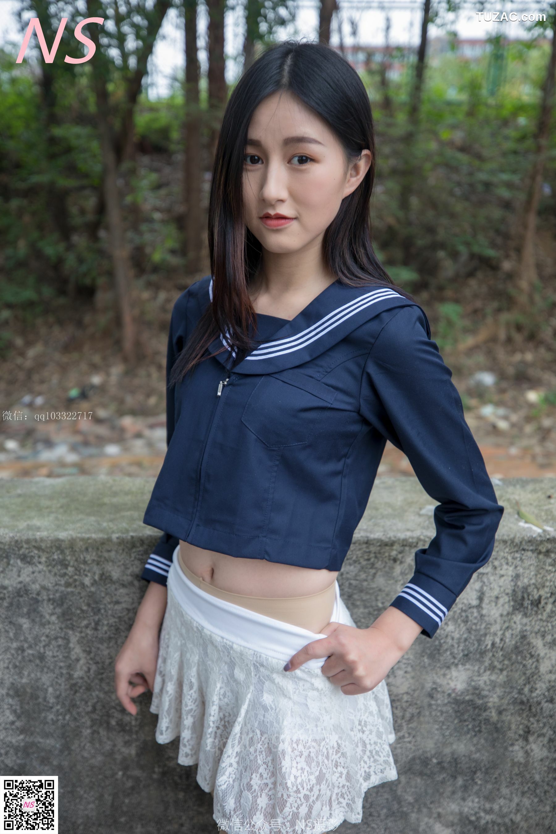 纳丝摄影_北北《制服肉丝超短裙》 写真集[76P]