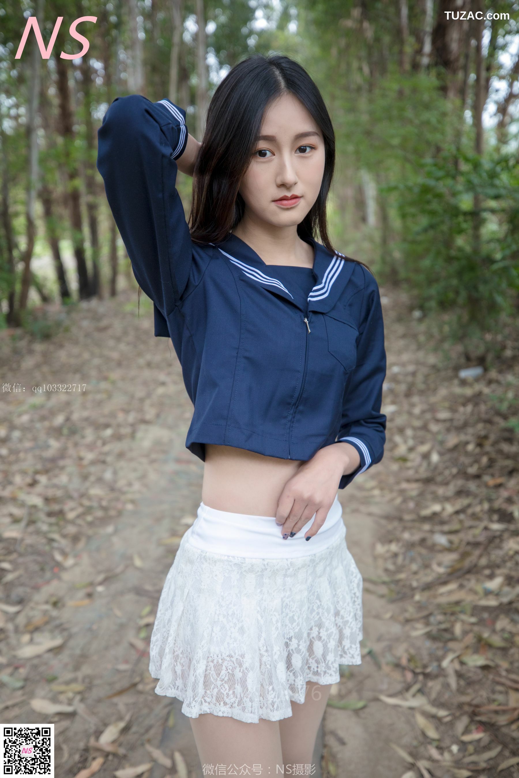 纳丝摄影_北北《制服肉丝超短裙》 写真集[76P]