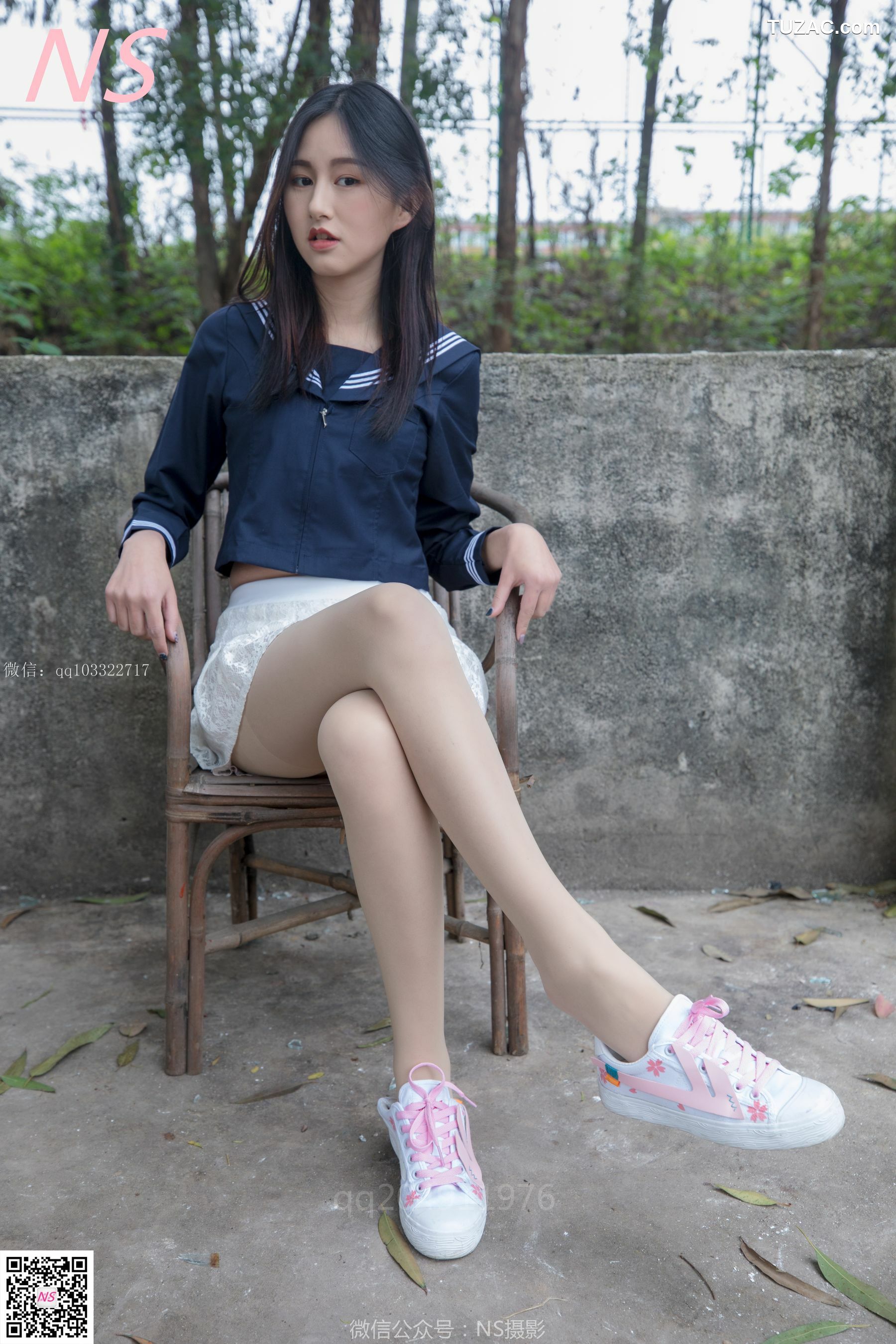 纳丝摄影_北北《制服肉丝超短裙》 写真集[76P]