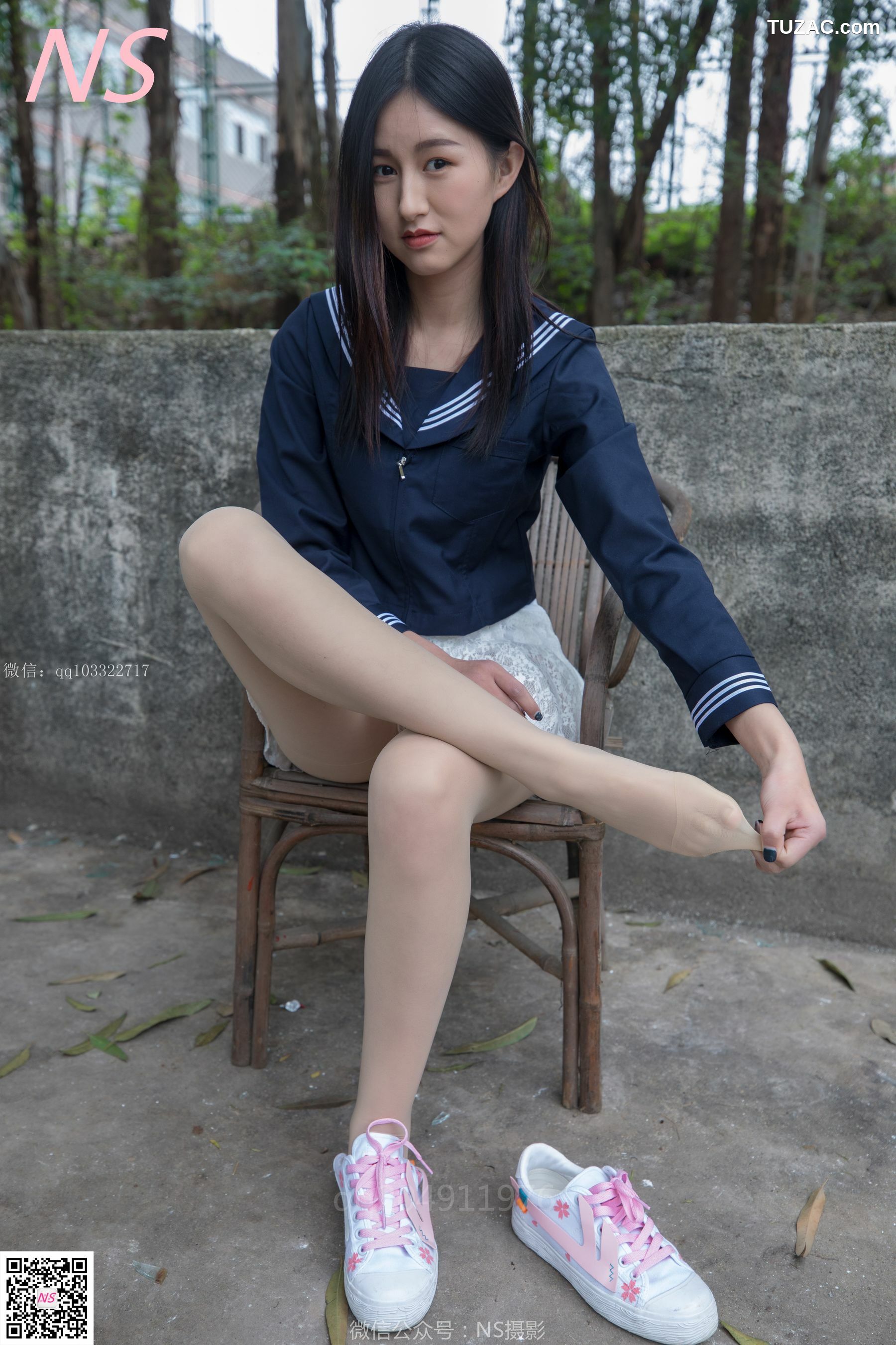 纳丝摄影_北北《制服肉丝超短裙》 写真集[76P]