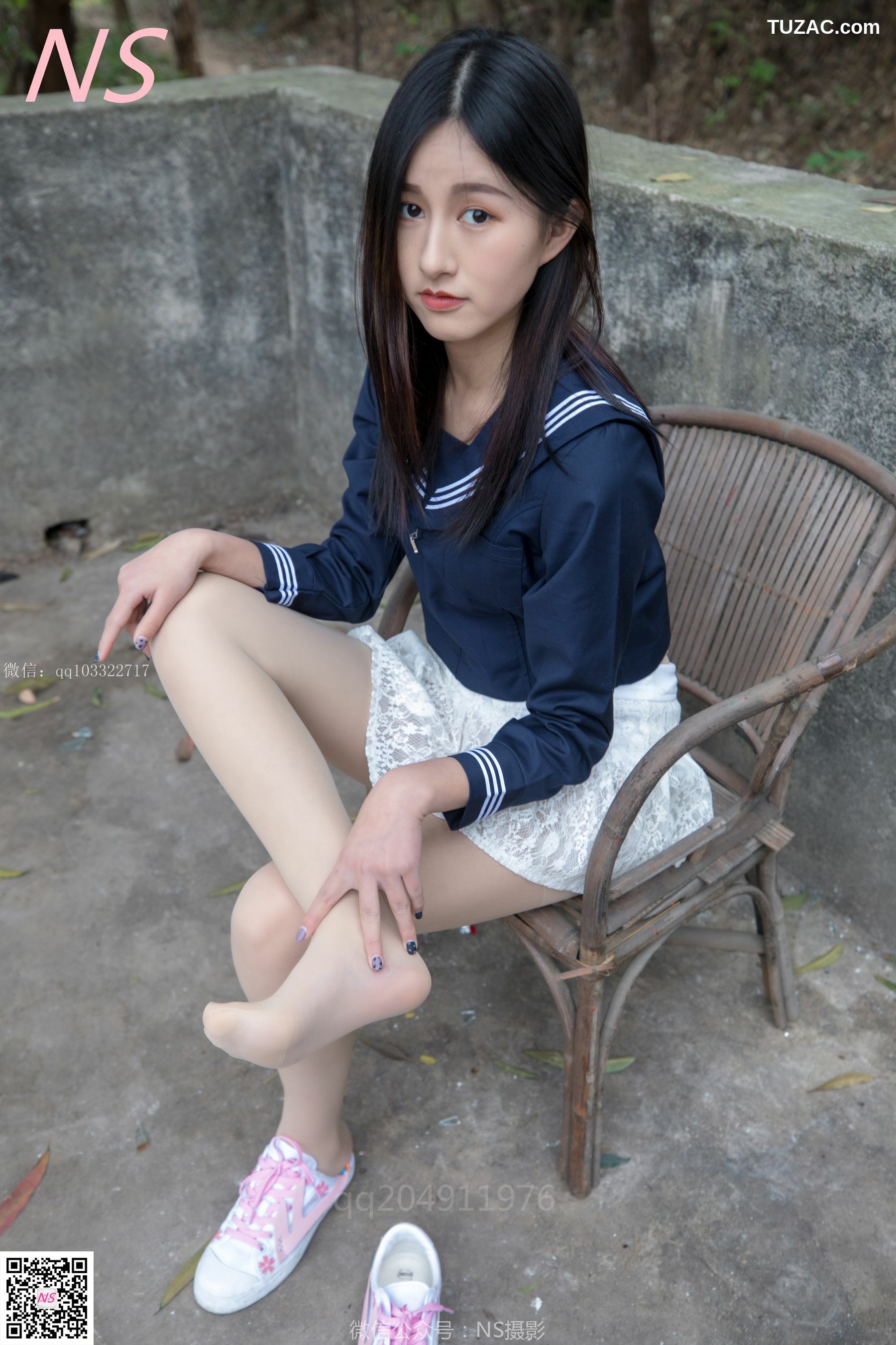 纳丝摄影_北北《制服肉丝超短裙》 写真集[76P]
