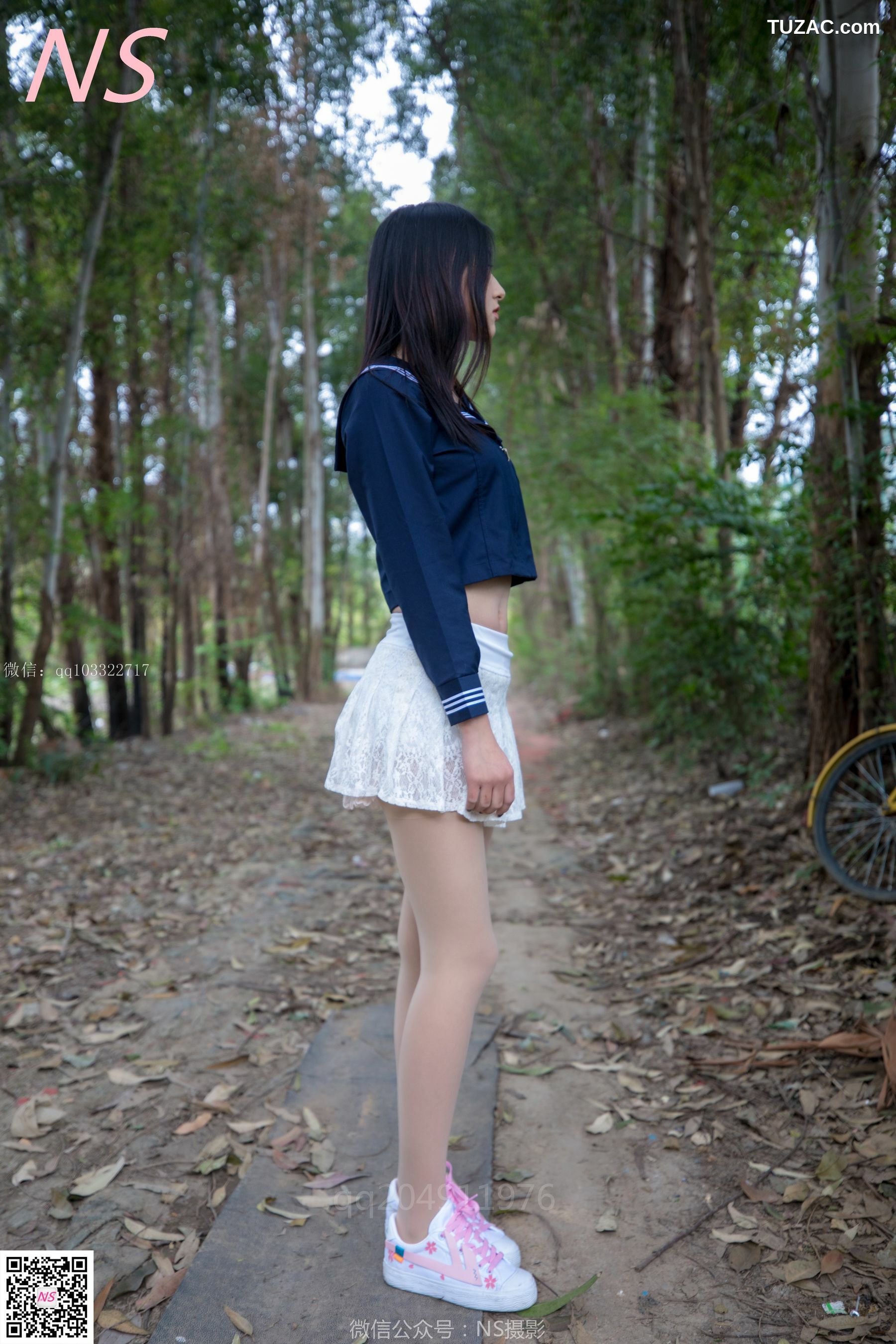 纳丝摄影_北北《制服肉丝超短裙》 写真集[76P]