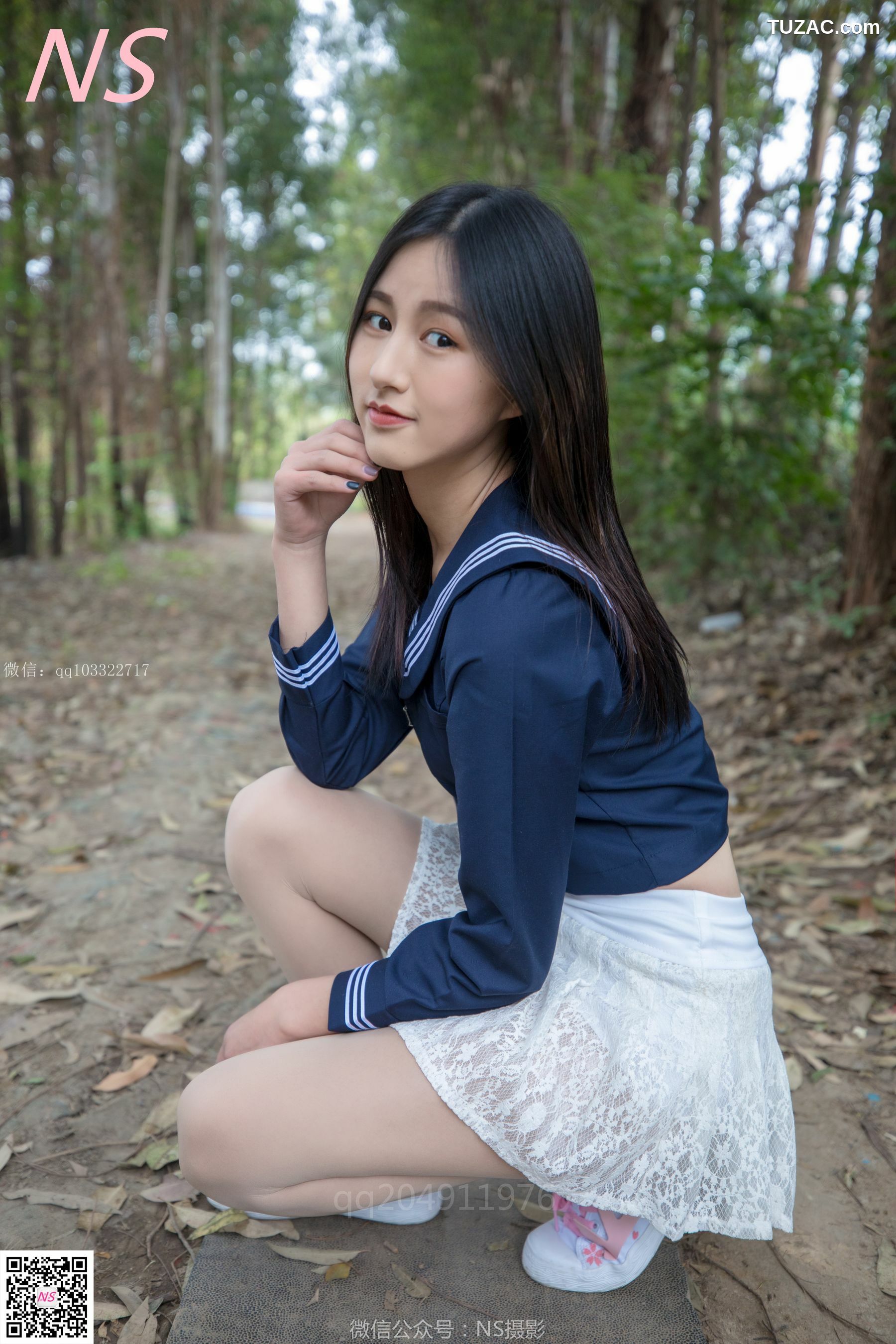 纳丝摄影_北北《制服肉丝超短裙》 写真集[76P]