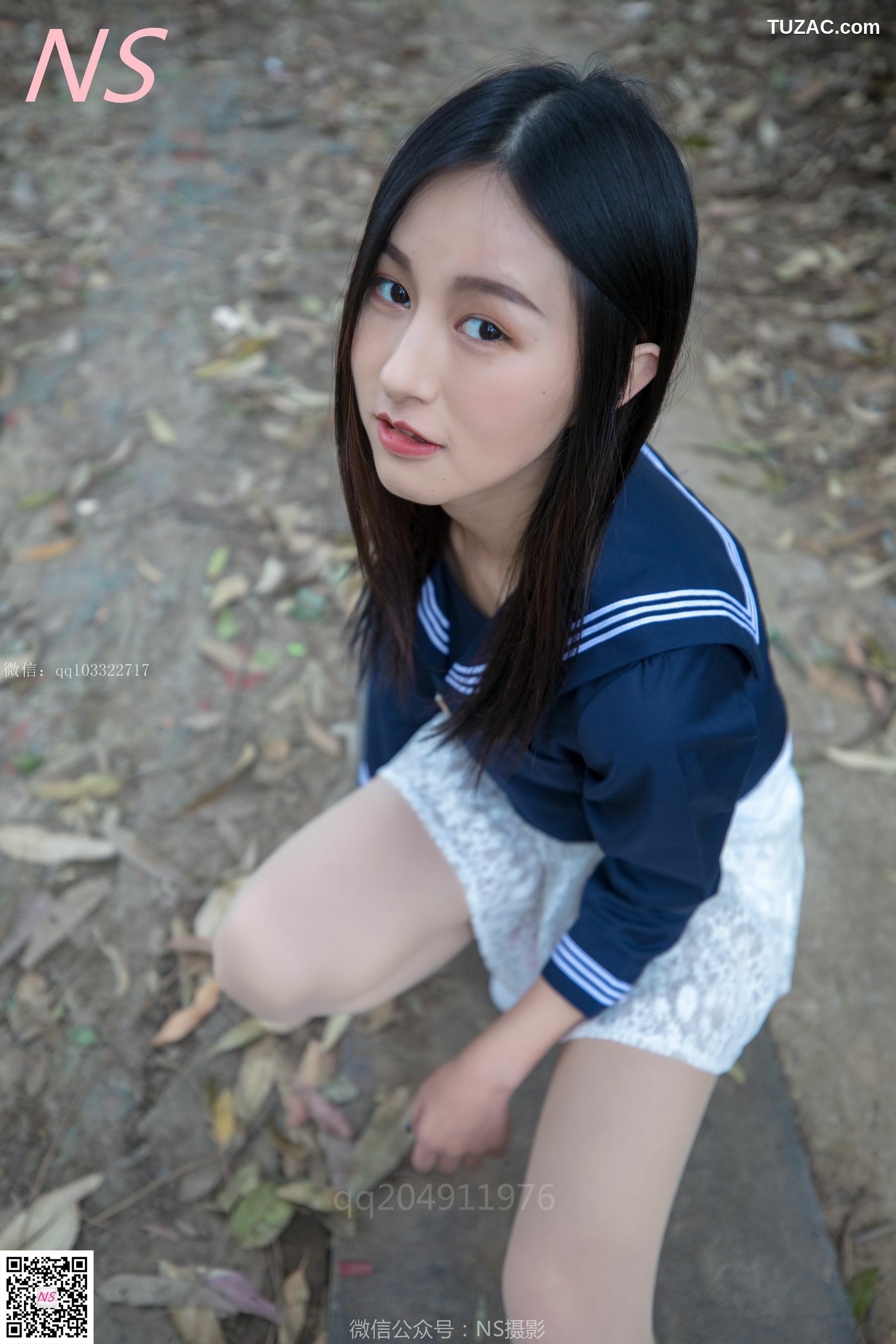 纳丝摄影_北北《制服肉丝超短裙》 写真集[76P]