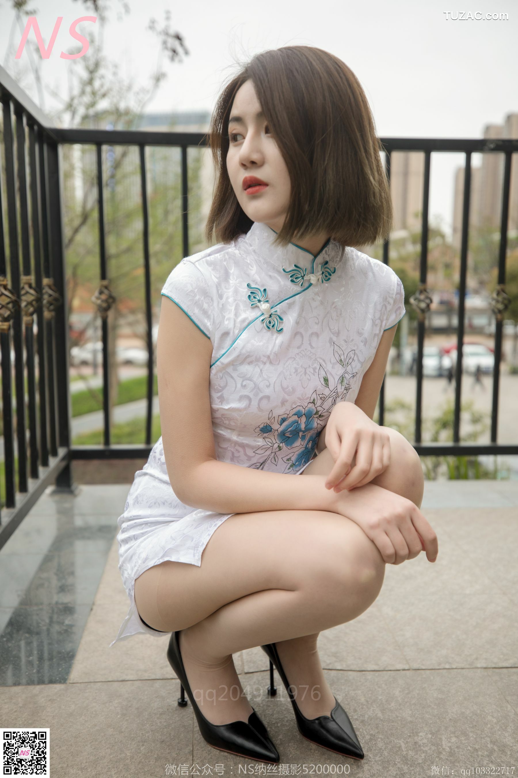 纳丝摄影_品茹《素雅旗袍丝袜秀》 写真集[71P]