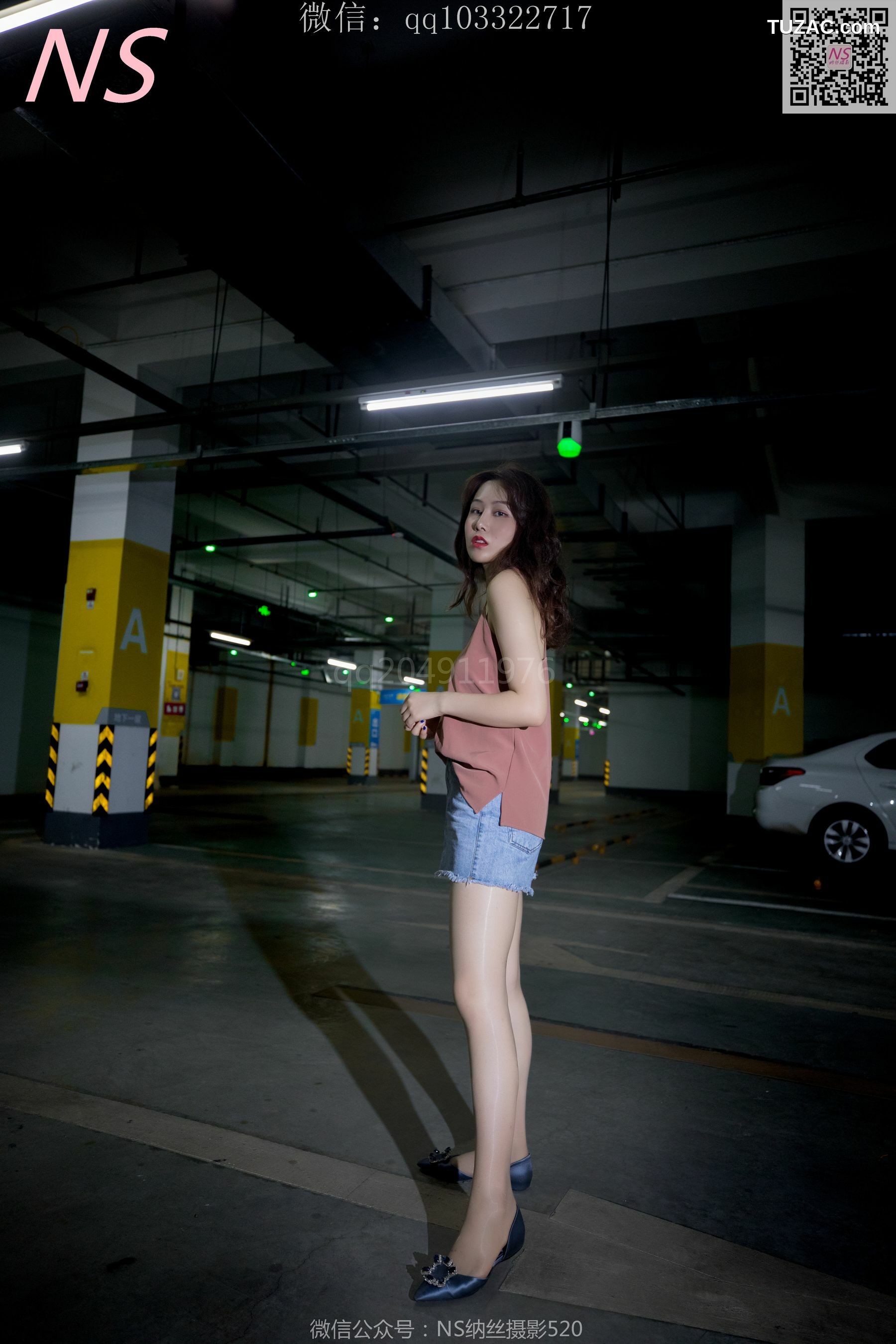 纳丝摄影_小朱茵《地下车库的丝袜美腿女郎》 写真集[64P]