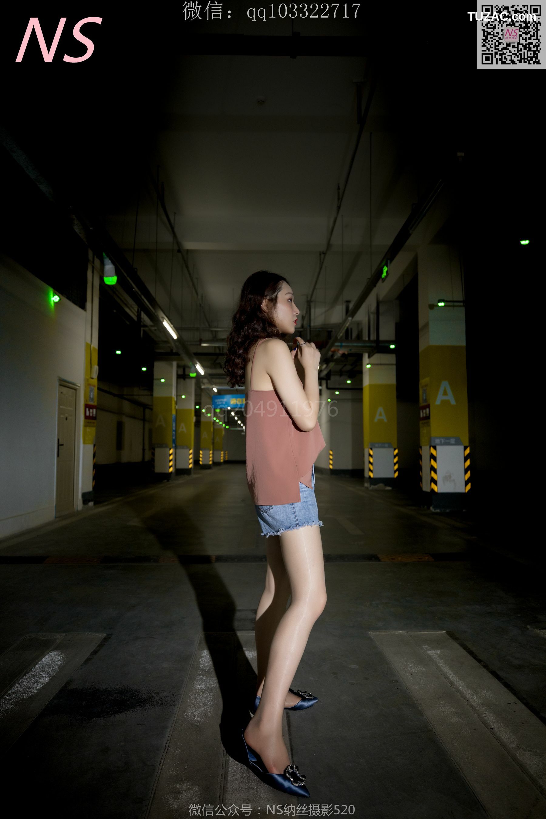 纳丝摄影_小朱茵《地下车库的丝袜美腿女郎》 写真集[64P]