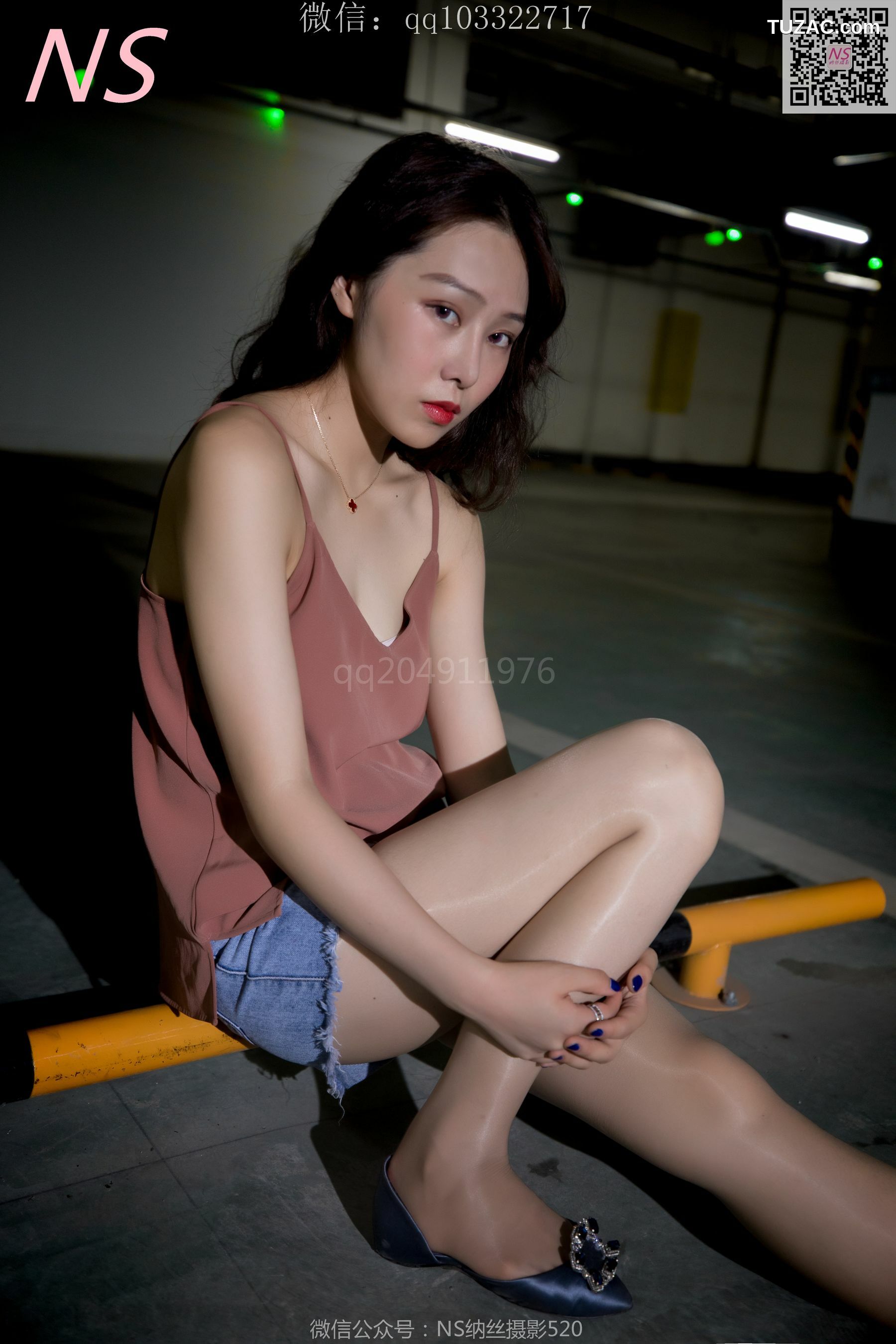 纳丝摄影_小朱茵《地下车库的丝袜美腿女郎》 写真集[64P]
