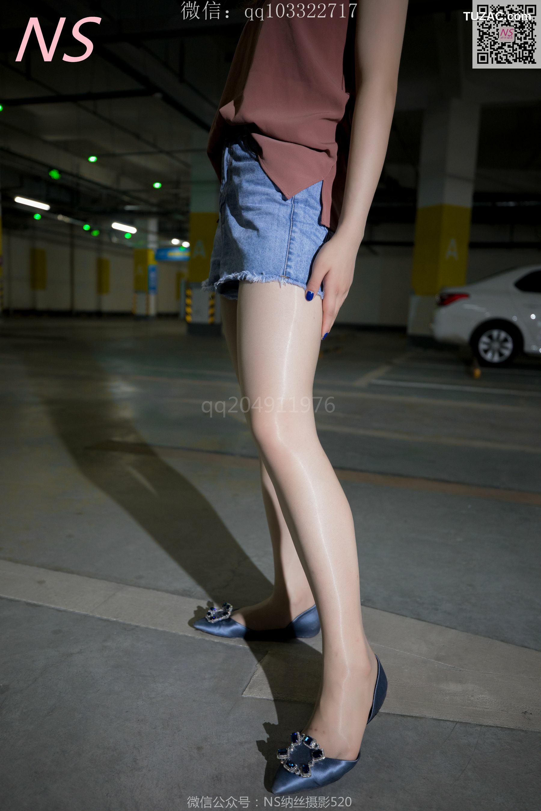 纳丝摄影_小朱茵《地下车库的丝袜美腿女郎》 写真集[64P]