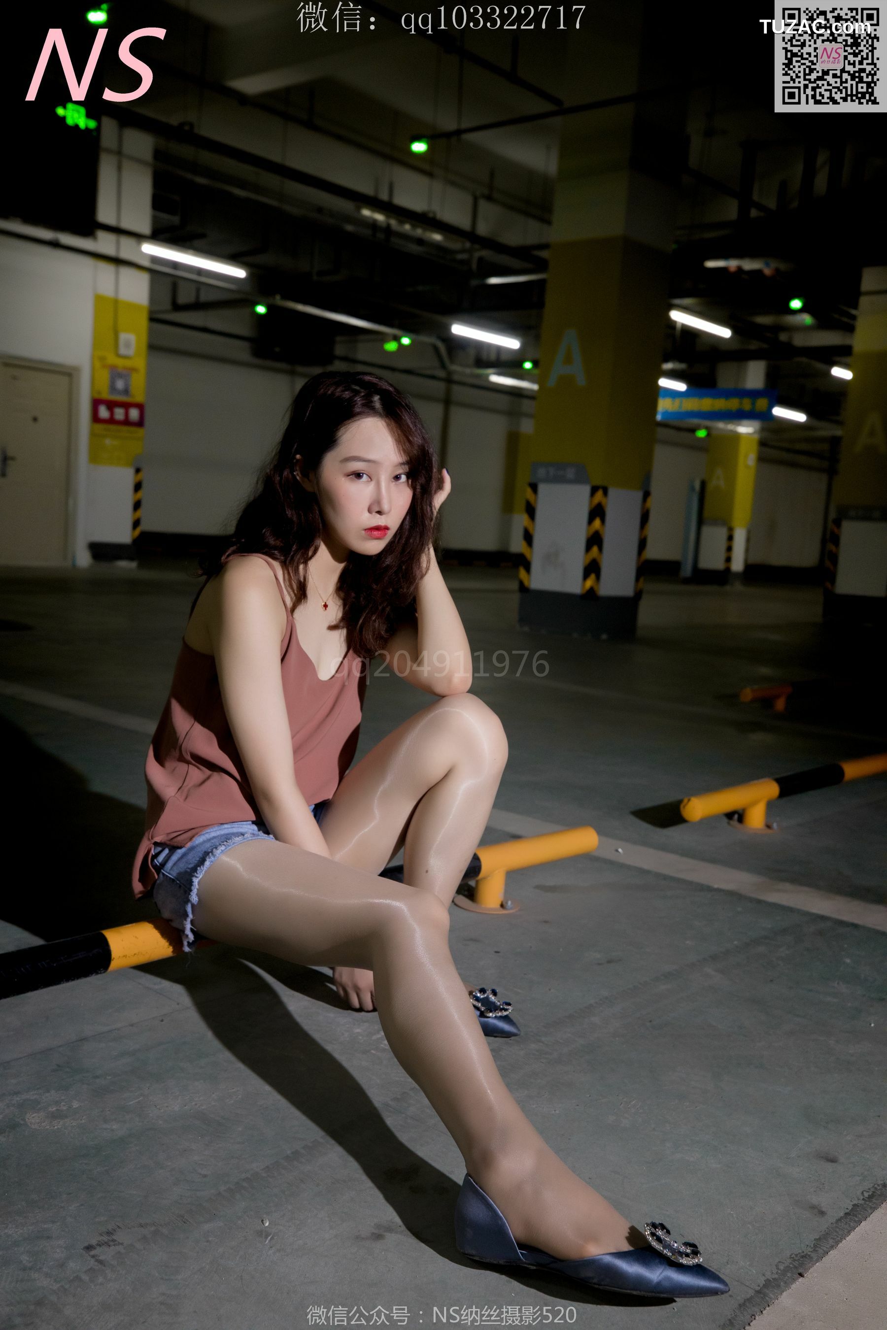 纳丝摄影_小朱茵《地下车库的丝袜美腿女郎》 写真集[64P]