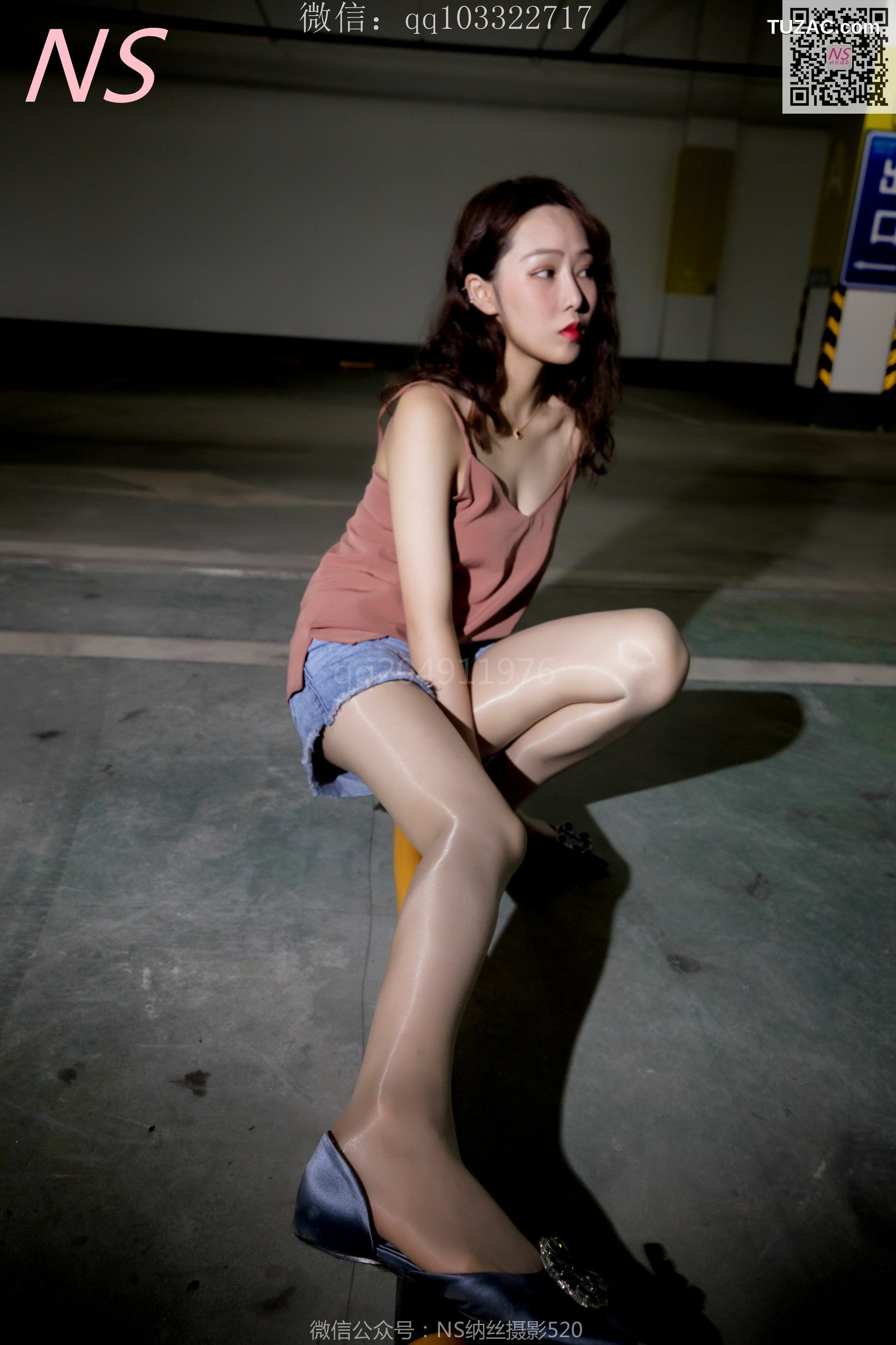 纳丝摄影_小朱茵《地下车库的丝袜美腿女郎》 写真集[64P]