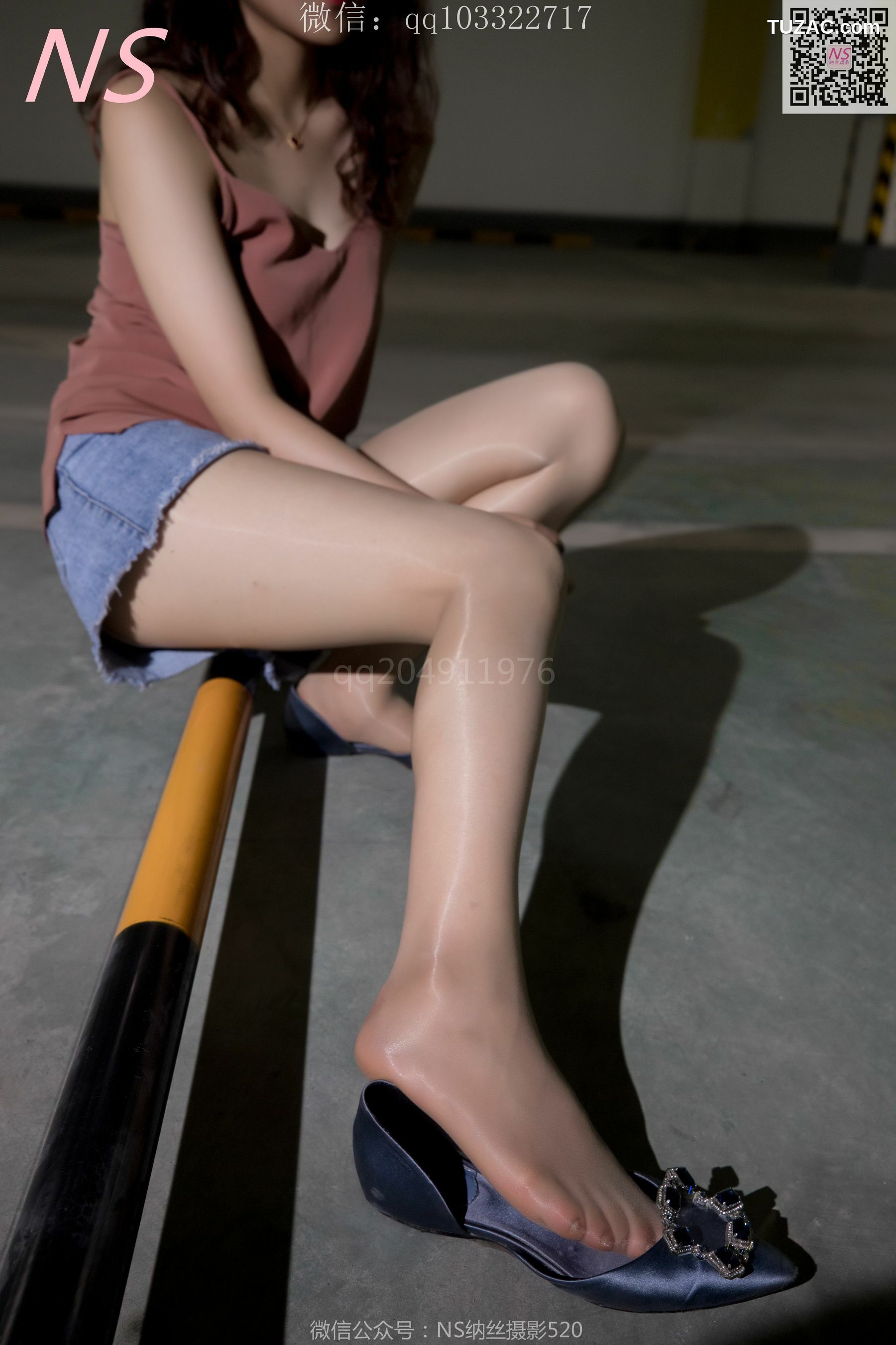 纳丝摄影_小朱茵《地下车库的丝袜美腿女郎》 写真集[64P]