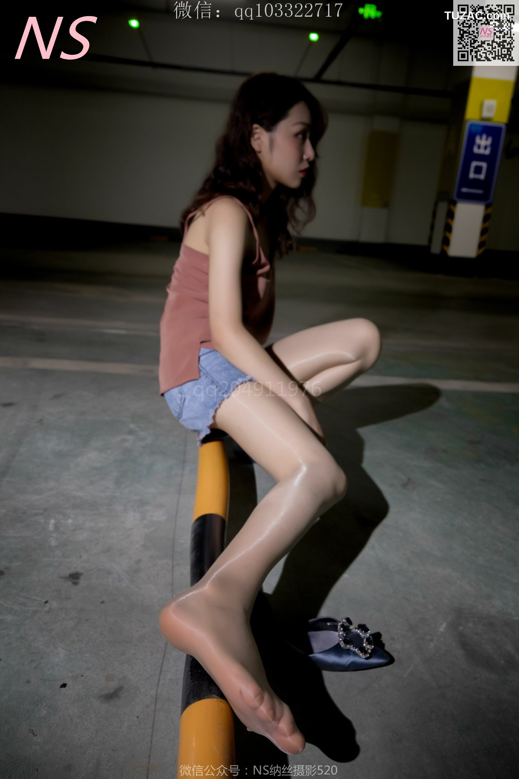 纳丝摄影_小朱茵《地下车库的丝袜美腿女郎》 写真集[64P]