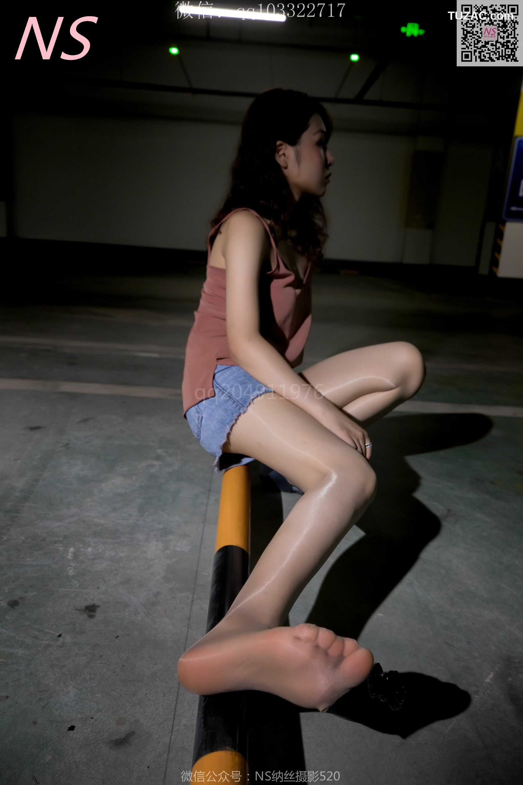 纳丝摄影_小朱茵《地下车库的丝袜美腿女郎》 写真集[64P]