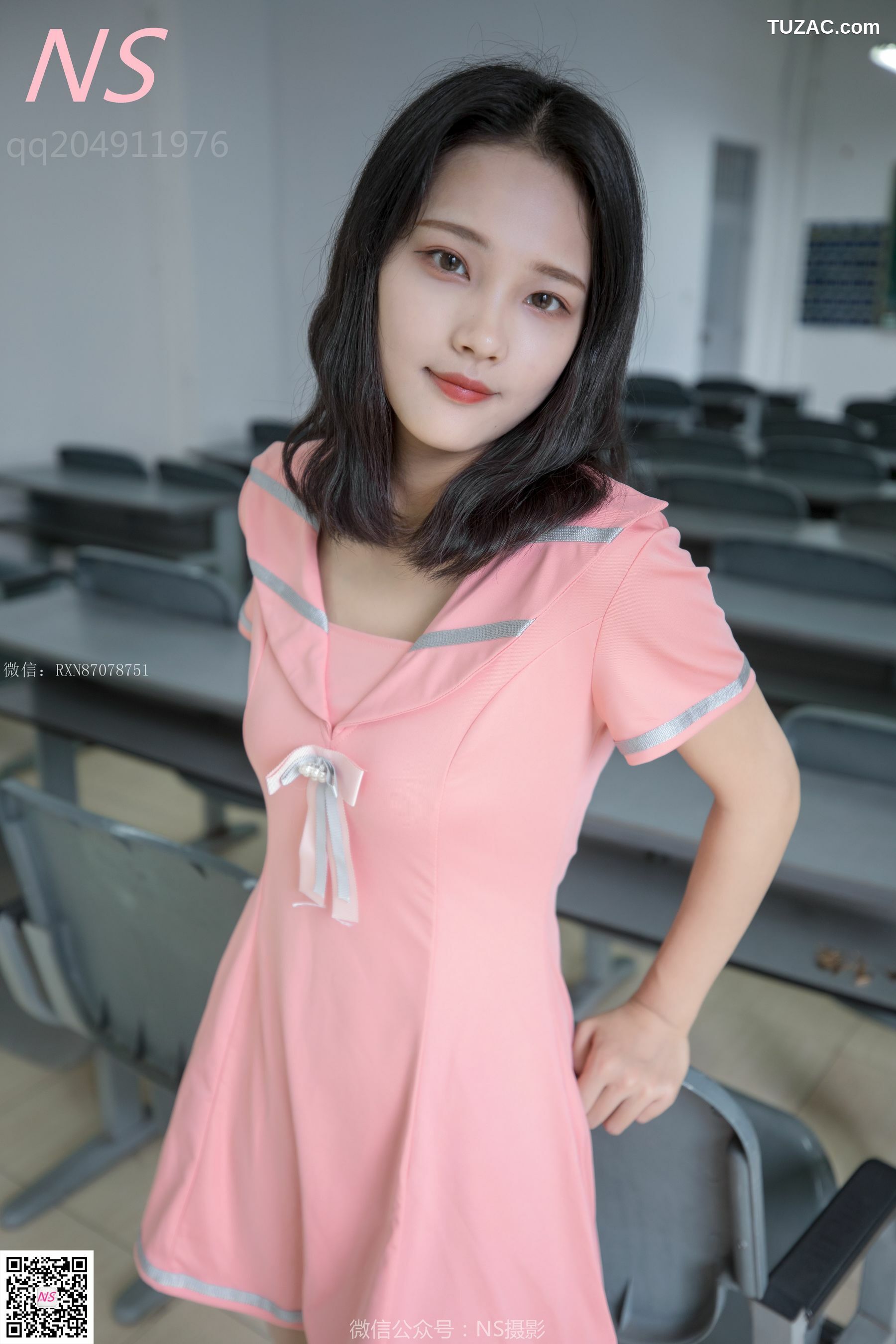 纳丝摄影_小蝴蝶《纯纯的丝袜帆布鞋》 写真集[50P]