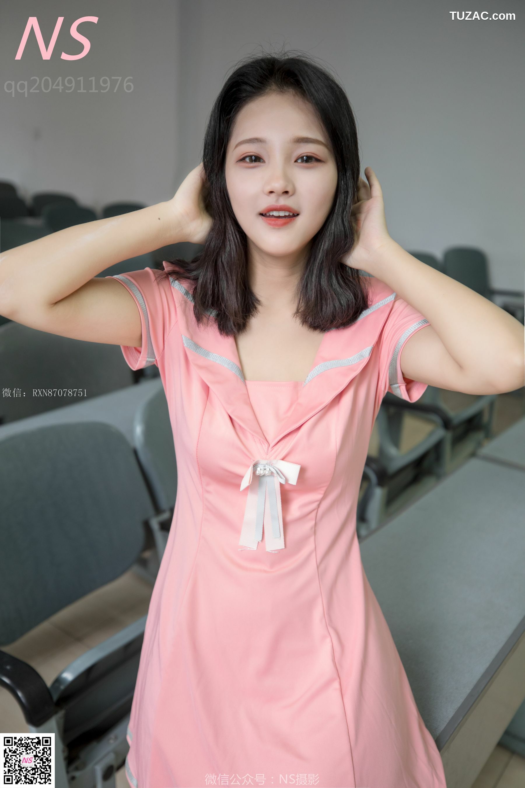 纳丝摄影_小蝴蝶《纯纯的丝袜帆布鞋》 写真集[50P]