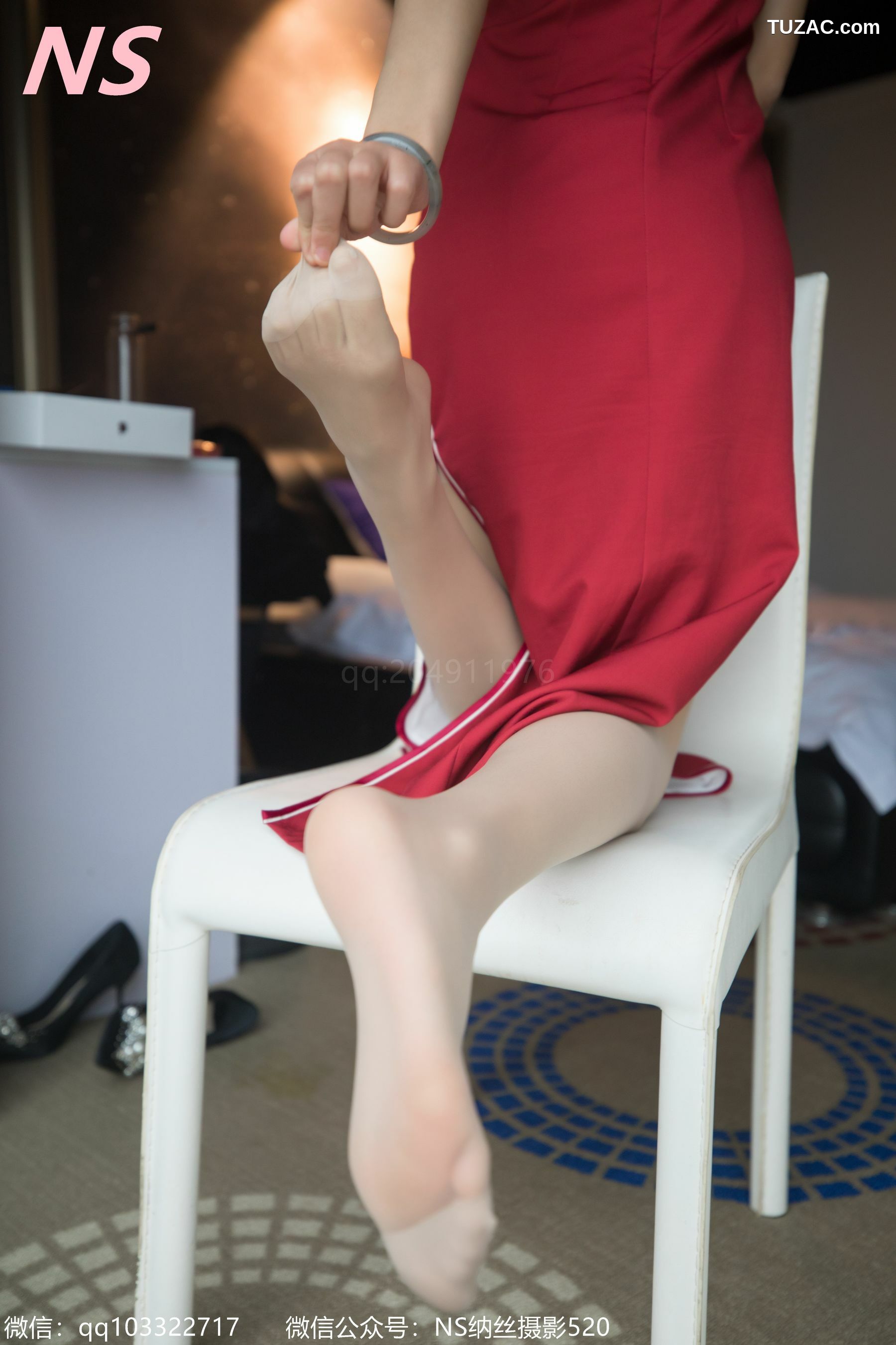 纳丝摄影_张若若《旗袍丝袜》 写真集[84P]