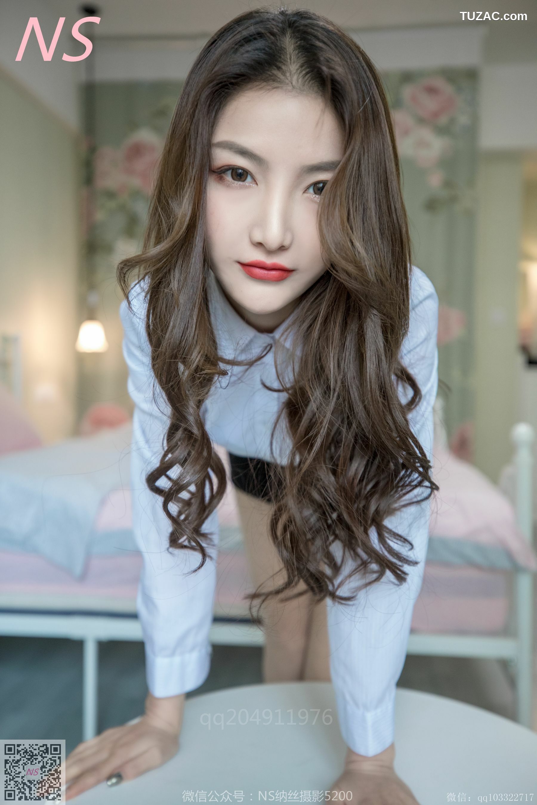 纳丝摄影_快手主播楠希《OL装》 写真集[92P]