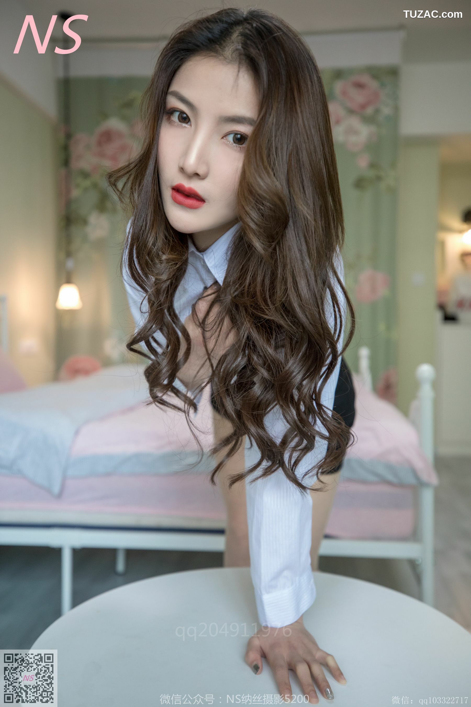 纳丝摄影_快手主播楠希《OL装》 写真集[92P]