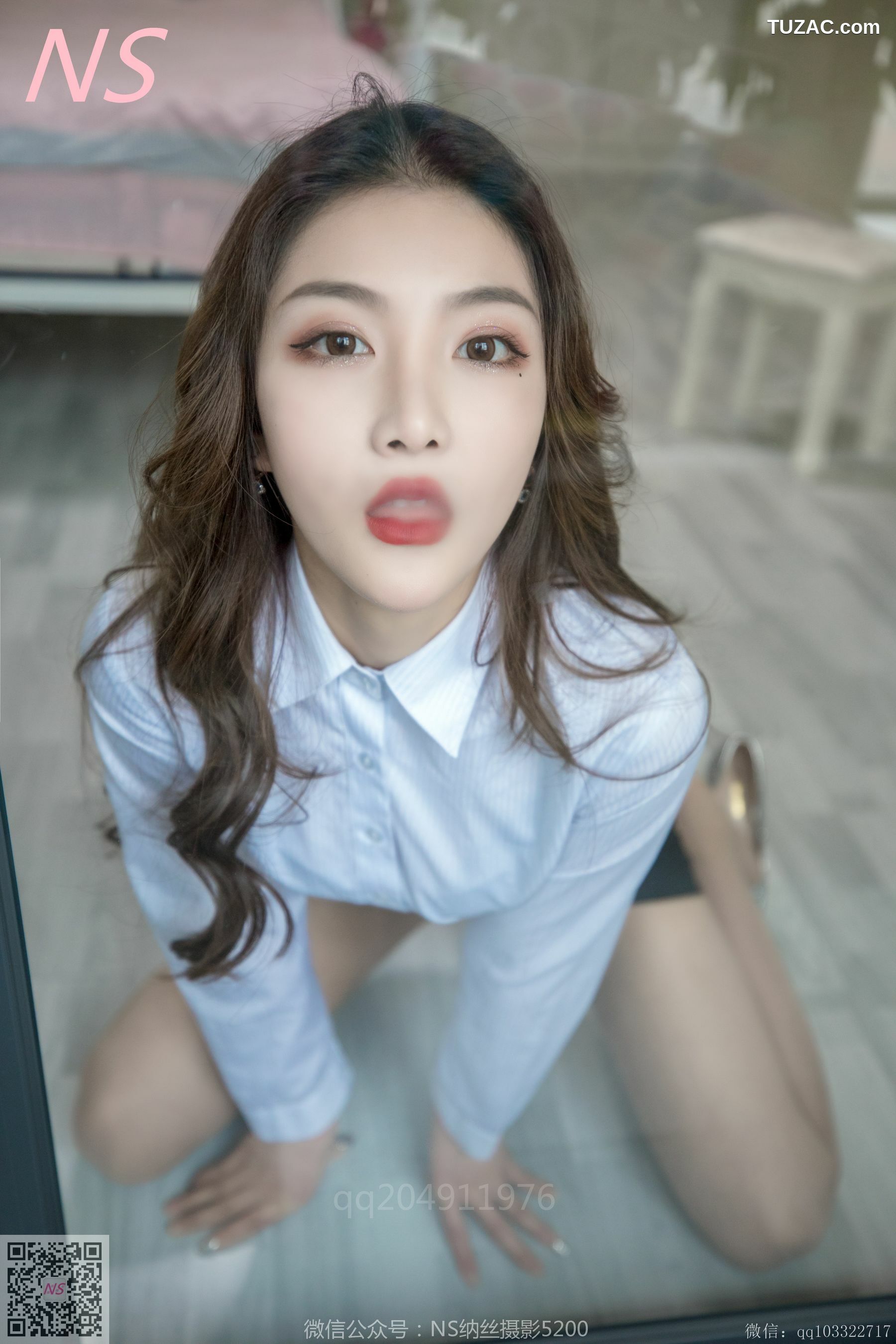 纳丝摄影_快手主播楠希《OL装》 写真集[92P]