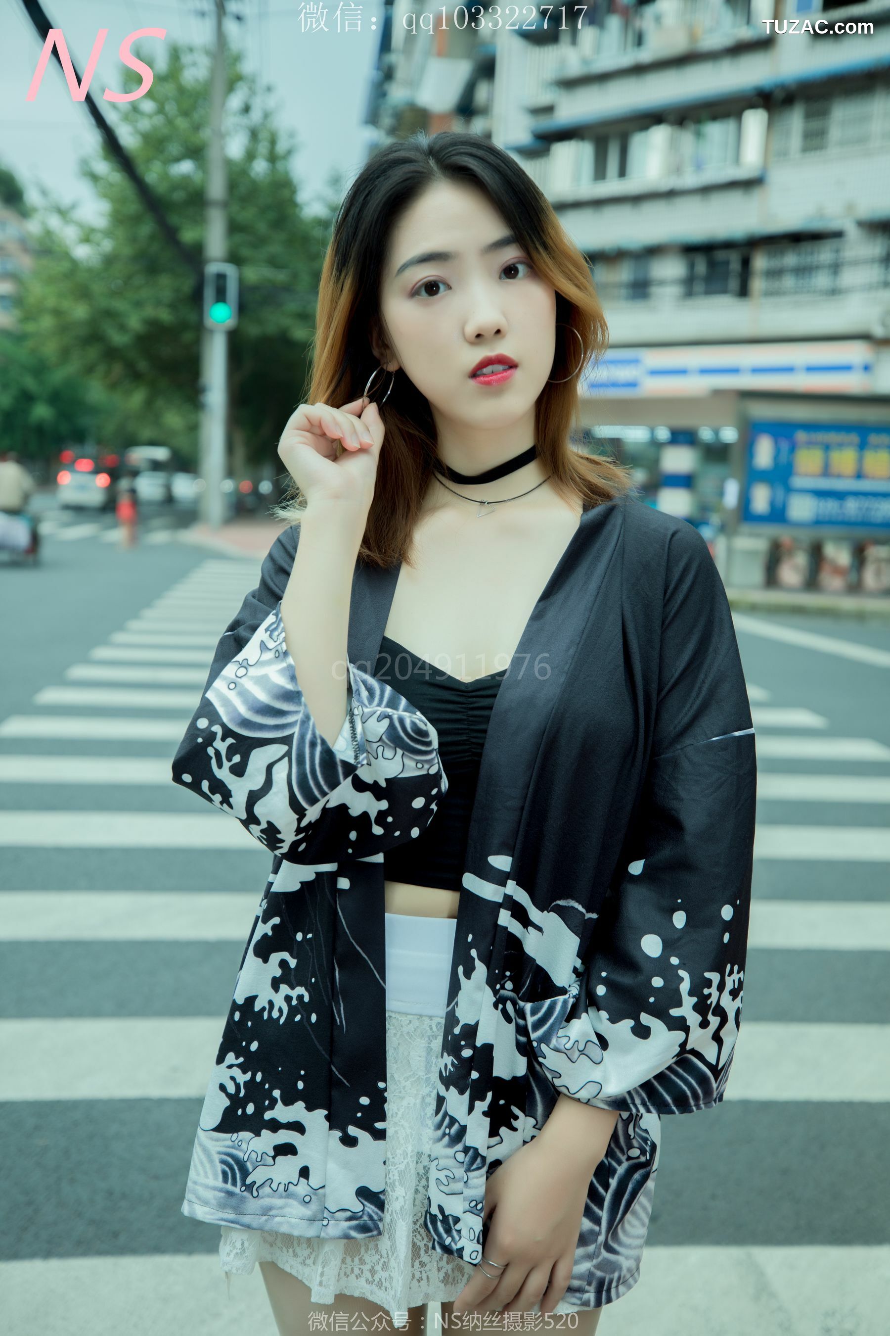 纳丝摄影_曼雯《肉色丝袜美腿三轮车之行》 写真集[82P]