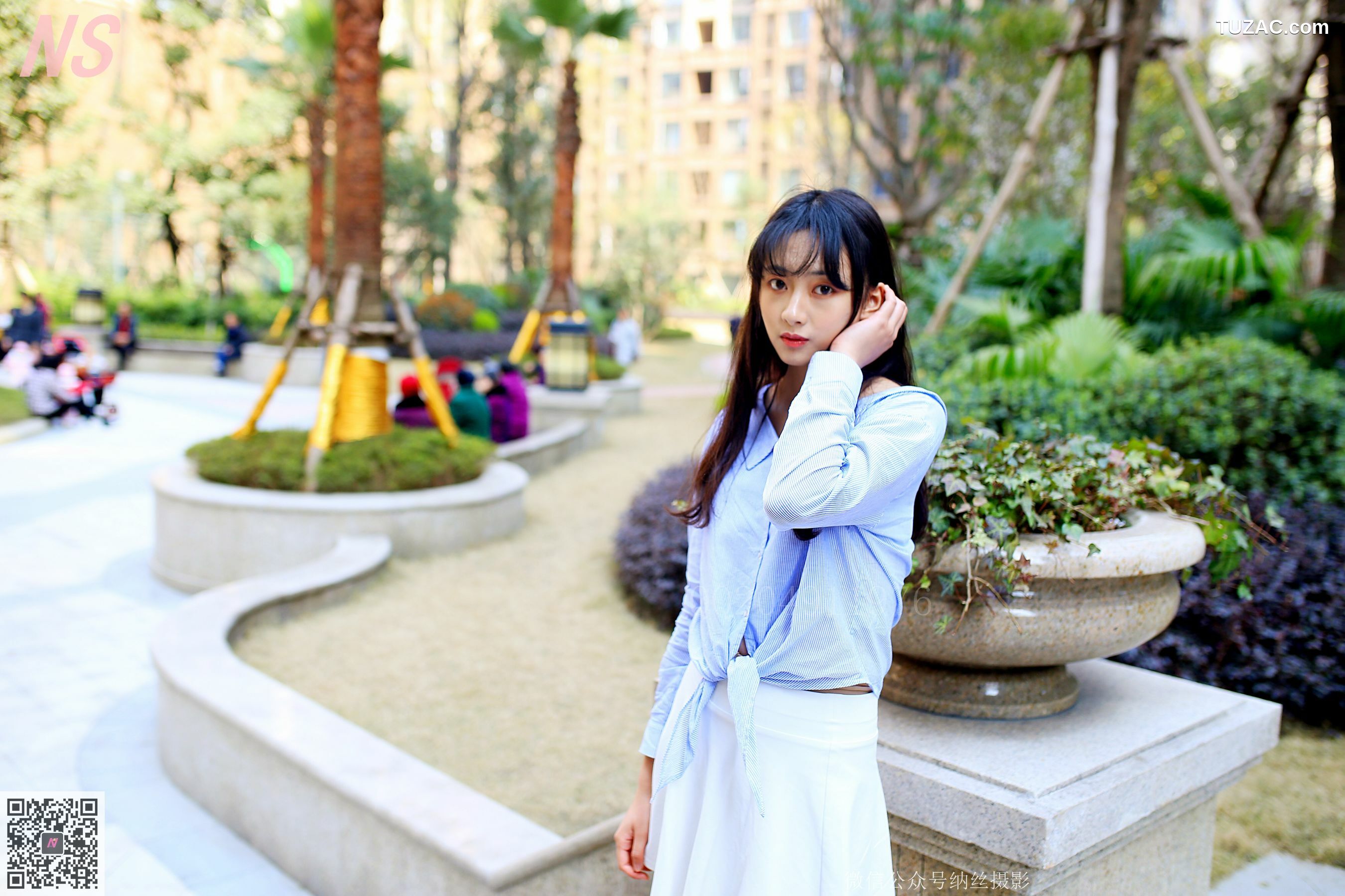 纳丝摄影_李敏琪《长发长腿肉丝》 NO.120 写真集[82P]