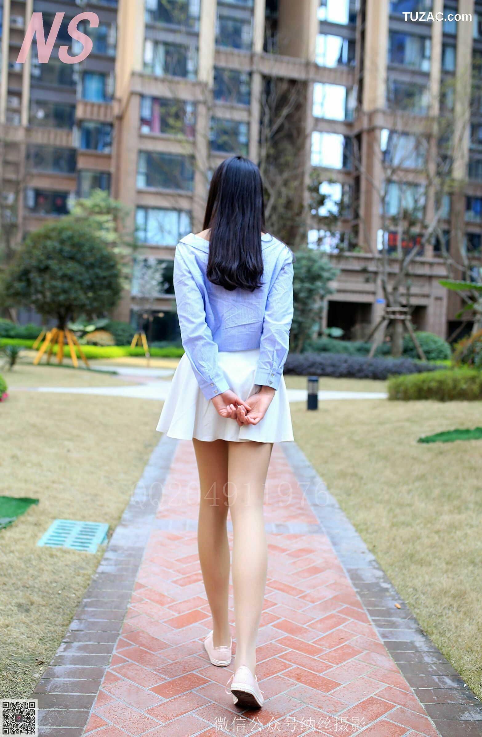 纳丝摄影_李敏琪《长发长腿肉丝》 NO.120 写真集[82P]