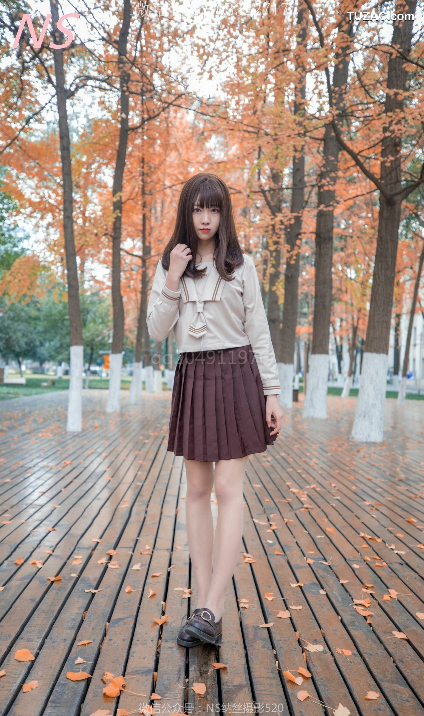 纳丝摄影_枫之少女《白丝肉丝萌萌哒的枫》 写真集[93P]