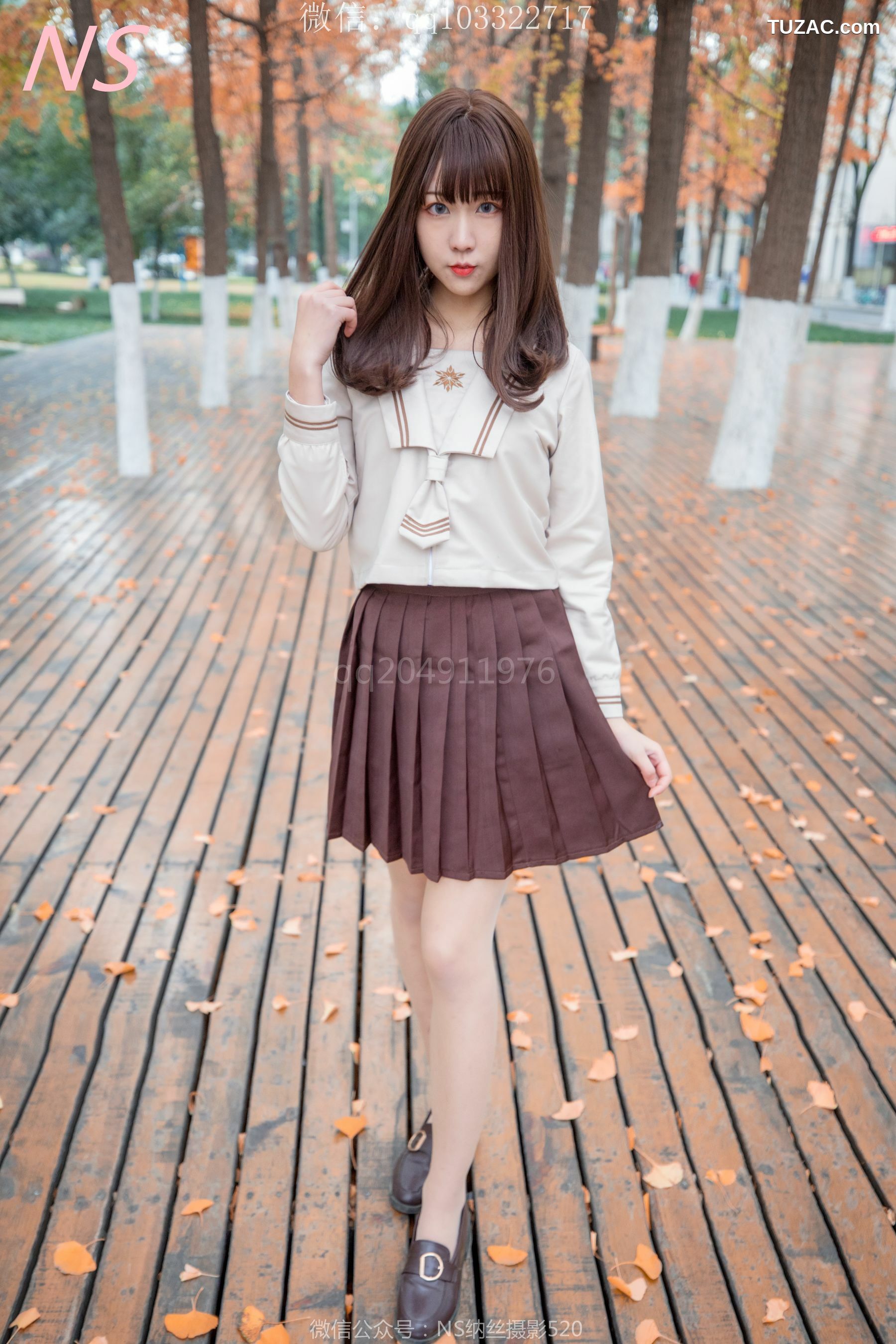 纳丝摄影_枫之少女《白丝肉丝萌萌哒的枫》 写真集[93P]