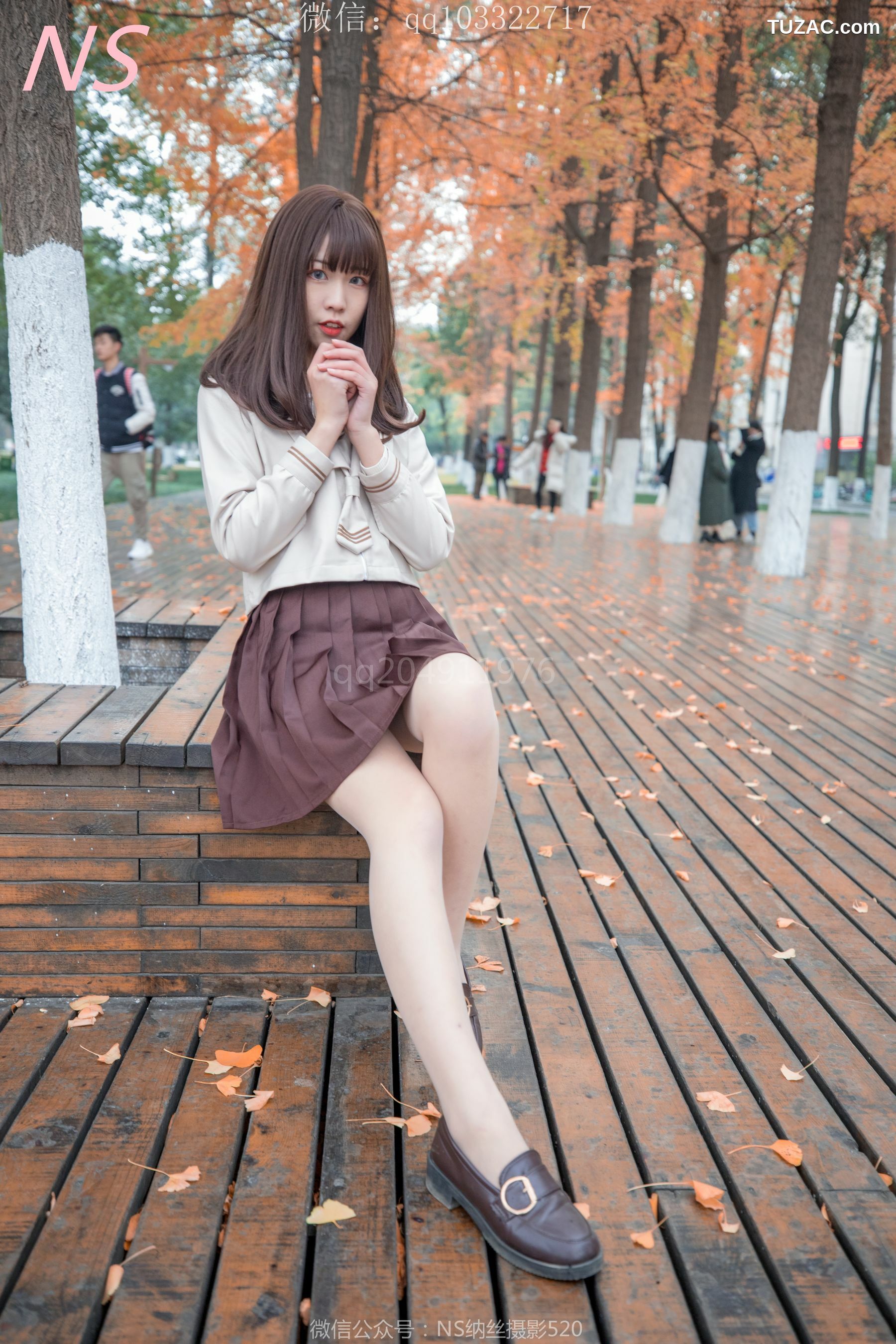 纳丝摄影_枫之少女《白丝肉丝萌萌哒的枫》 写真集[93P]